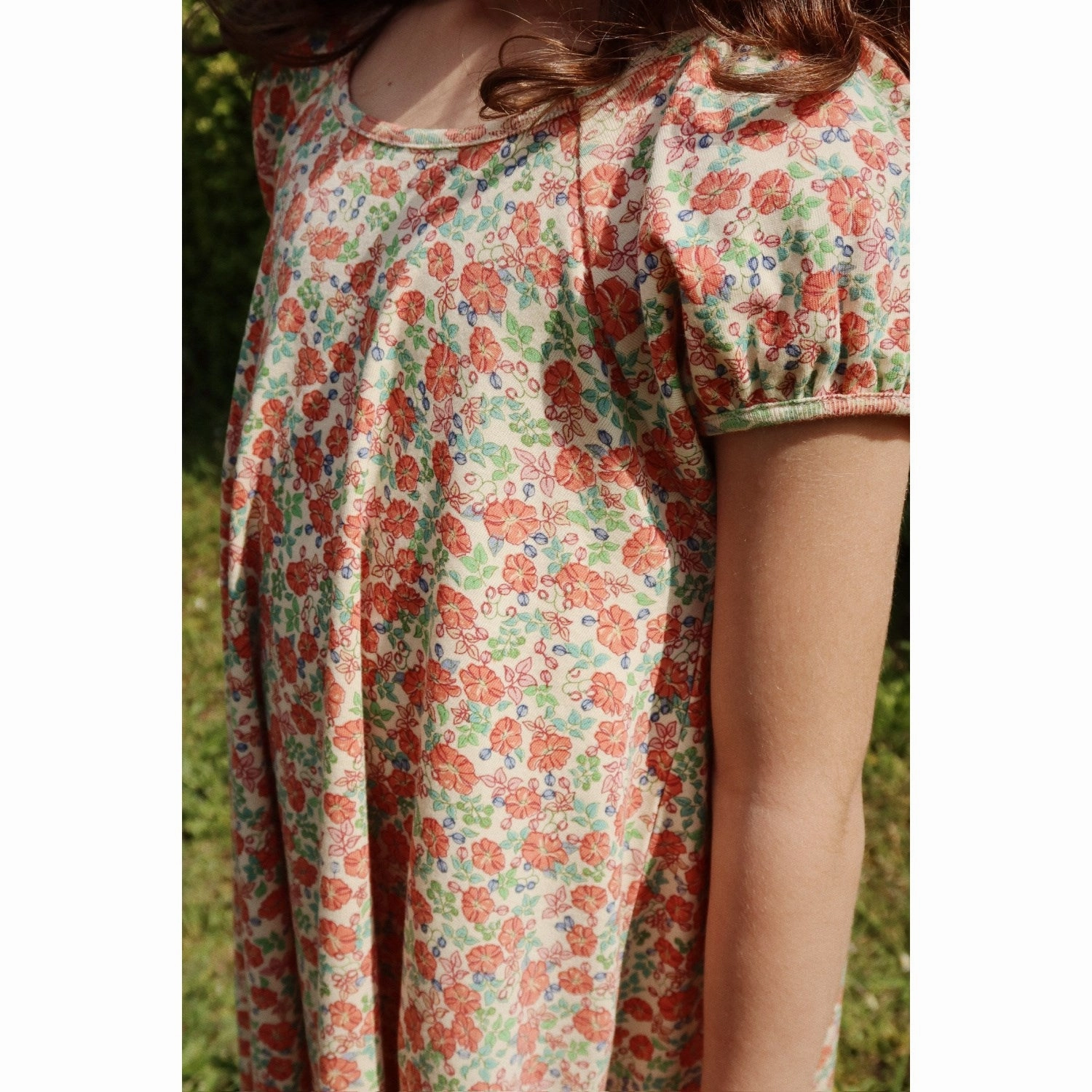 Konges Sl?jd Kaluka Classic Ss Dress Gots Textured Look Fresh Texture