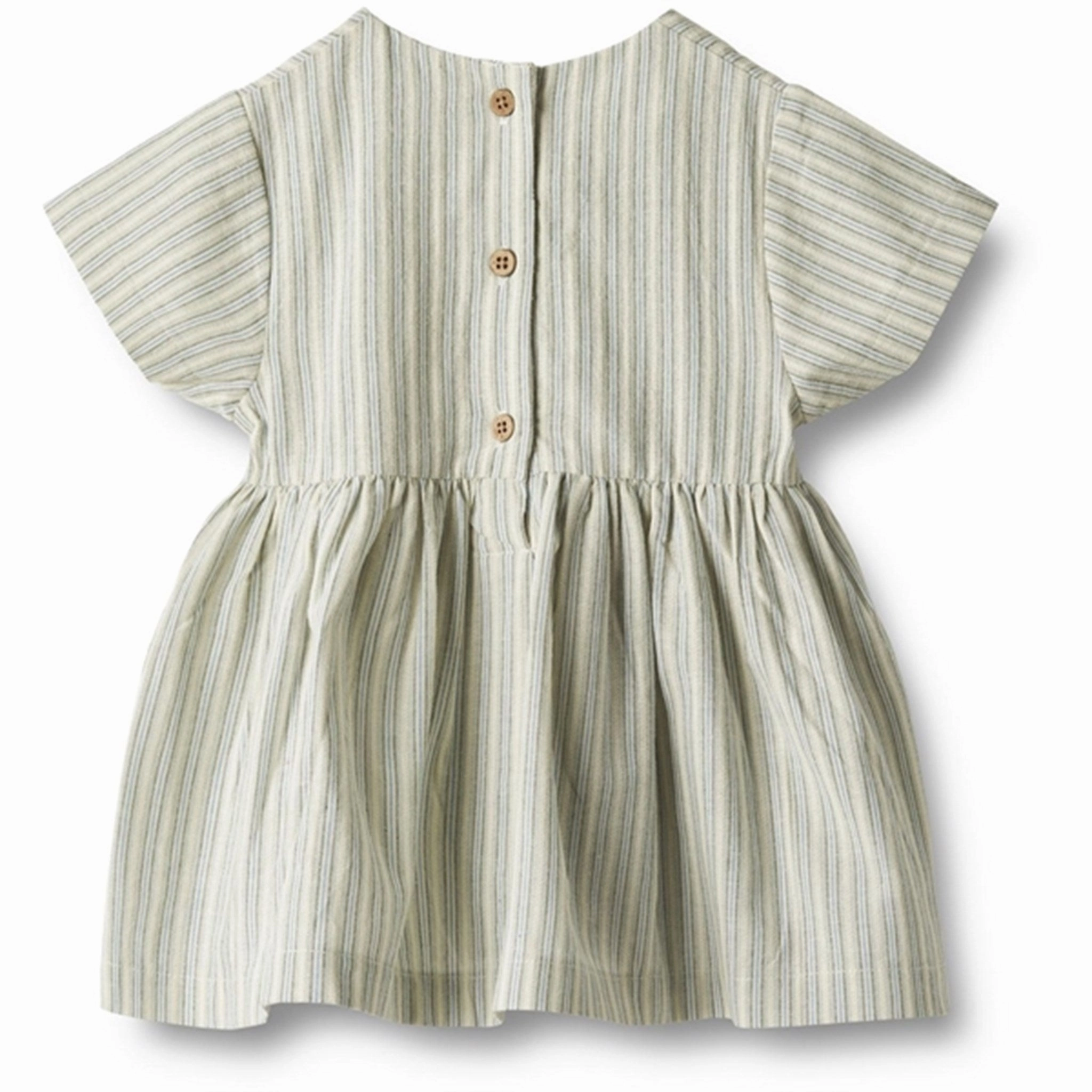 Wheat Aquablue Stripe Dress Esmaralda Unlined Look