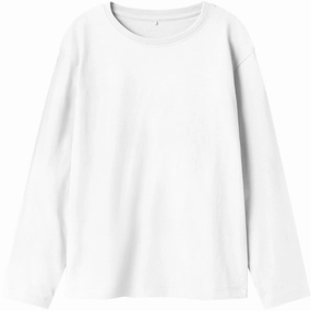 Smooth Seam Finish Chic Appearance Name It Bright White Vobbo Nreg Blouse Noos