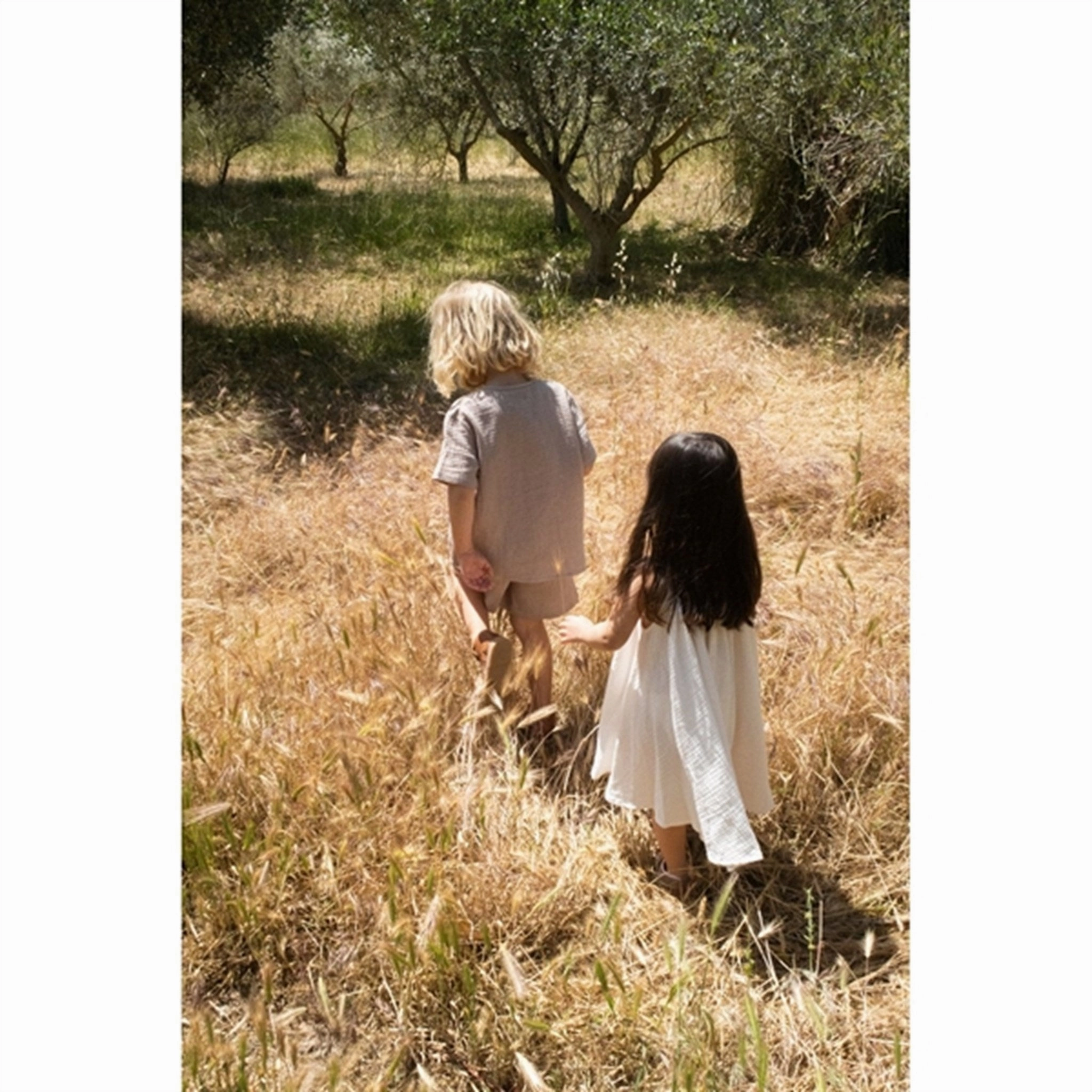 Fresh Palette Care-Instructions-Included Konges Sl?jd Peach Dust Olive Strop Dress