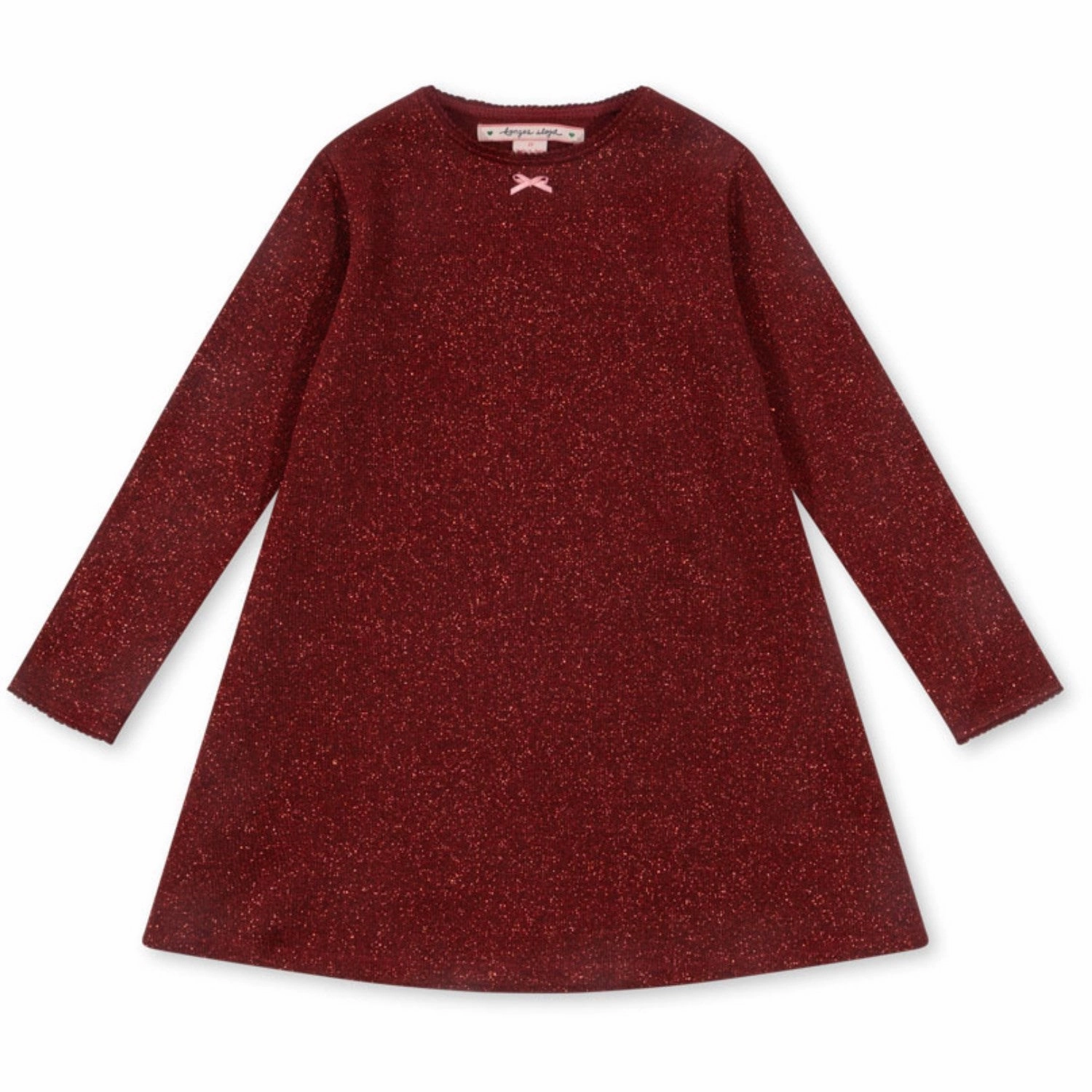 Lightweight Feel Flap-Detail Konges Sl?jd Red Dahlia Roli Dress