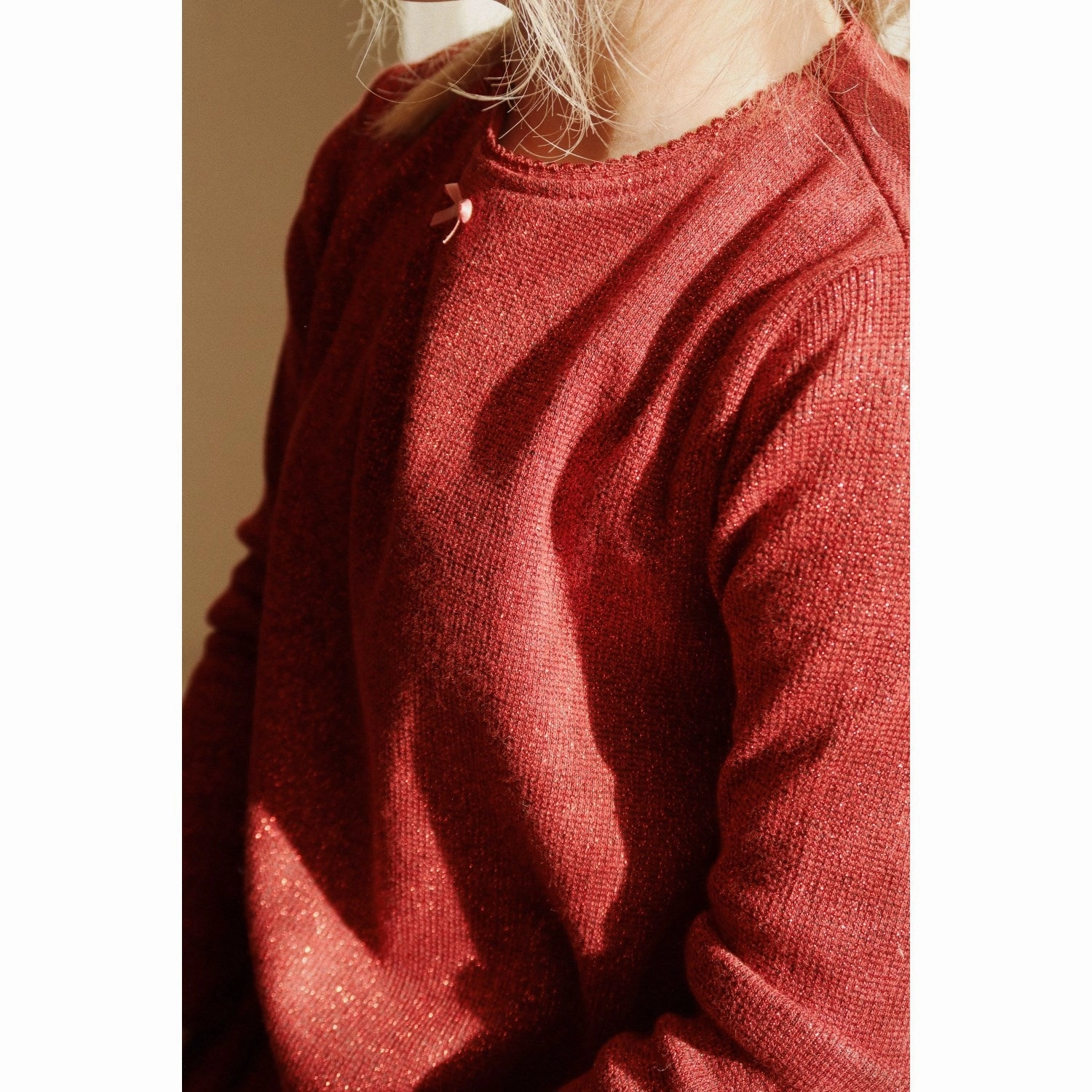 Konges Sl?jd Red Dahlia Roli Dress Relaxed outdoor dress Glam Feel