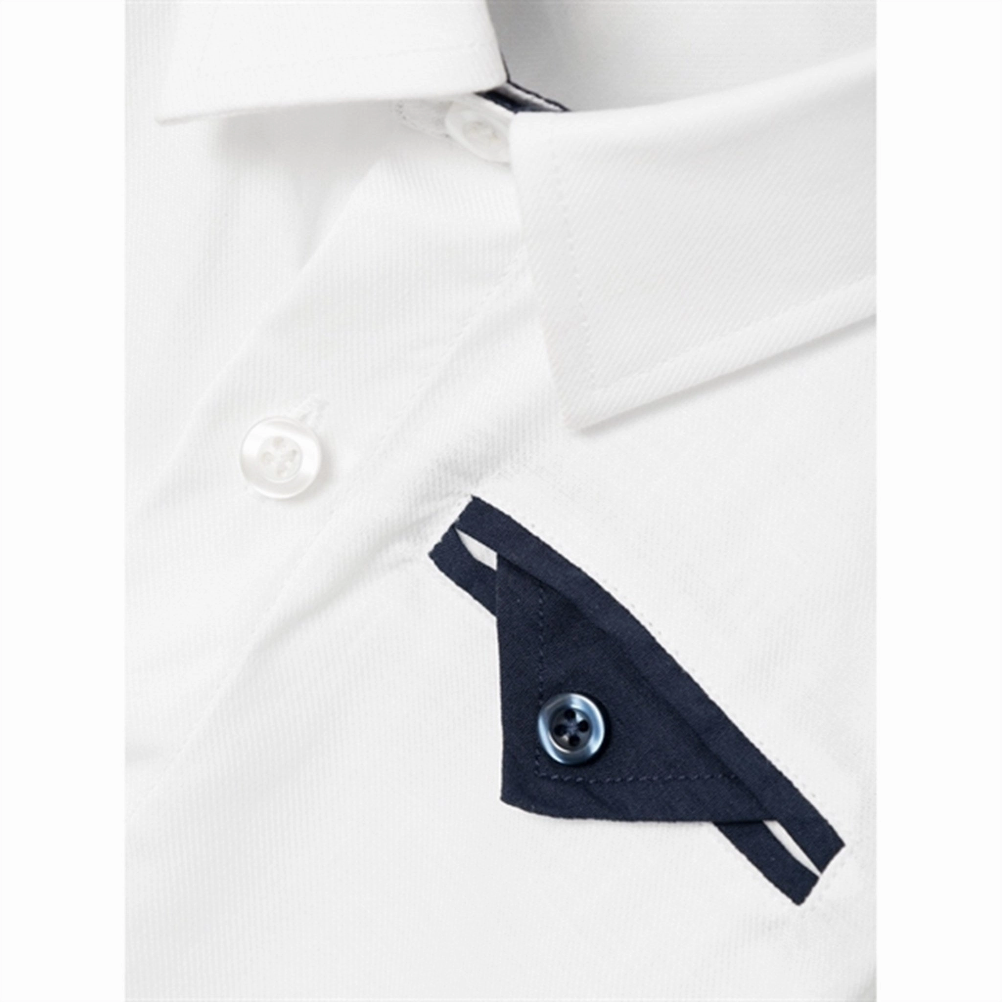 Name it Bright White Rinal Shirt Stretchy Cloth Luxury Feel