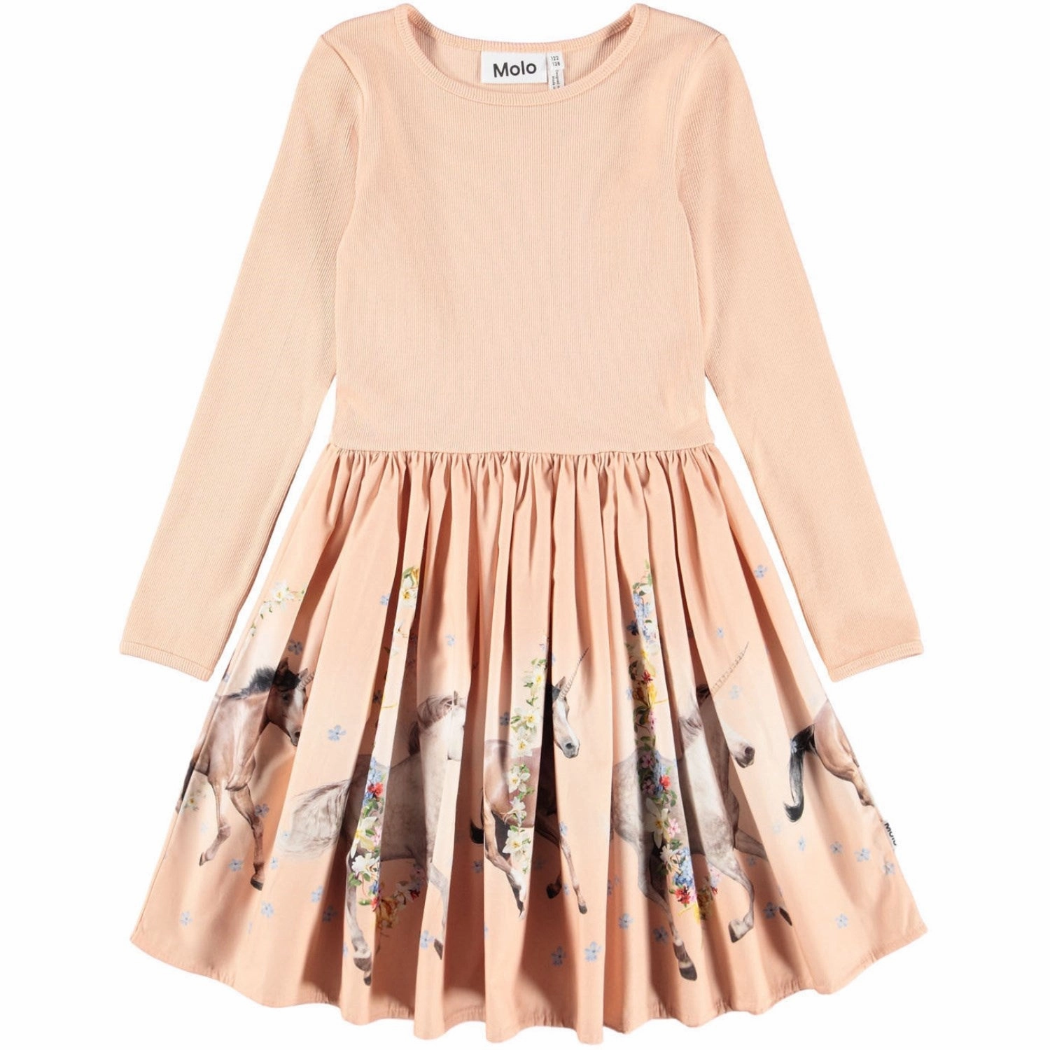 Molo Universal Flora Casie Warm Dress LS Seamless-Look