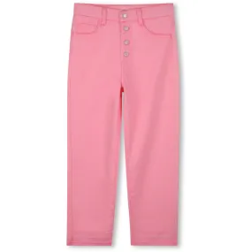 Any Occasion Unisex Attire Carlieblush Pink Denim Trousers