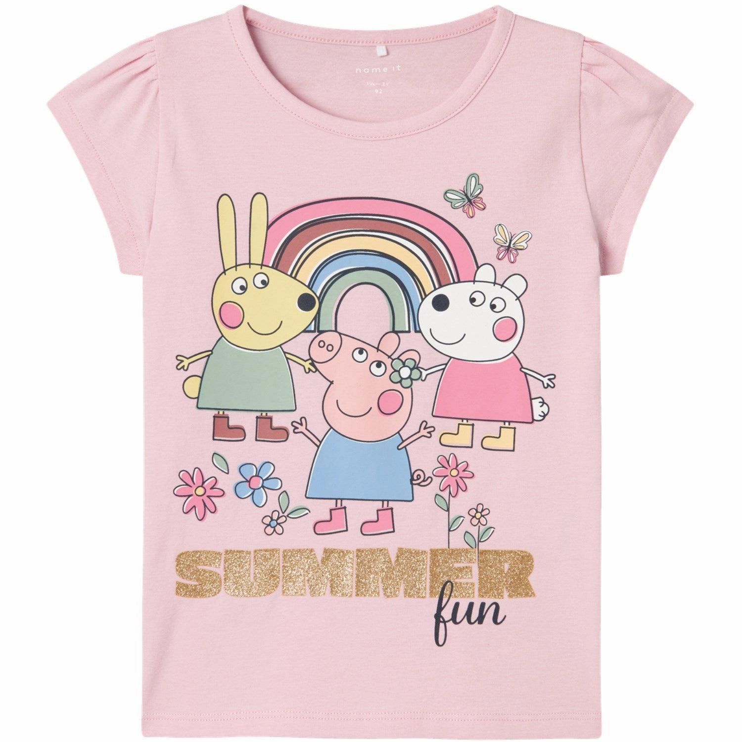 oversized but not shapeless Name It Parfait Pink Arbina Peppa Pig T-Shirt
