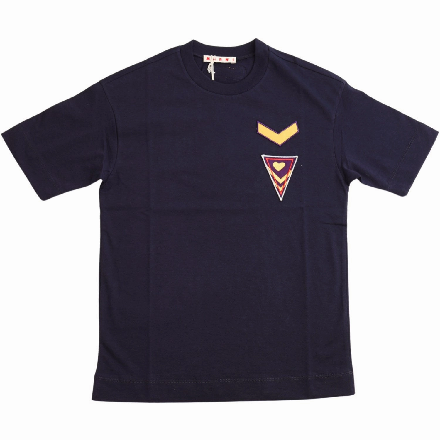 Marni Blue Navy T-Shirt Casual Everyday Trendy Comfort