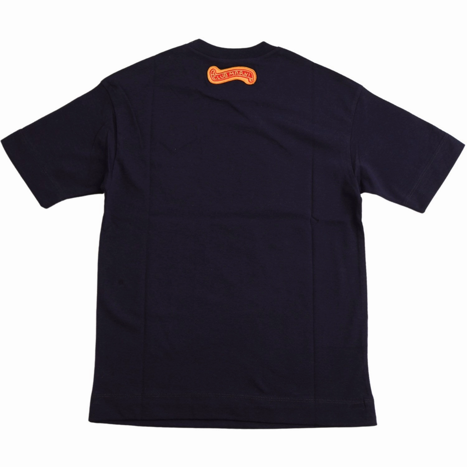 Marni Blue Navy T-Shirt Simple Layer Minimalistic Wear