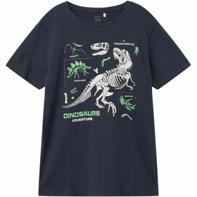 Name It India Ink Karletto T-Shirt Heather Texture Finish