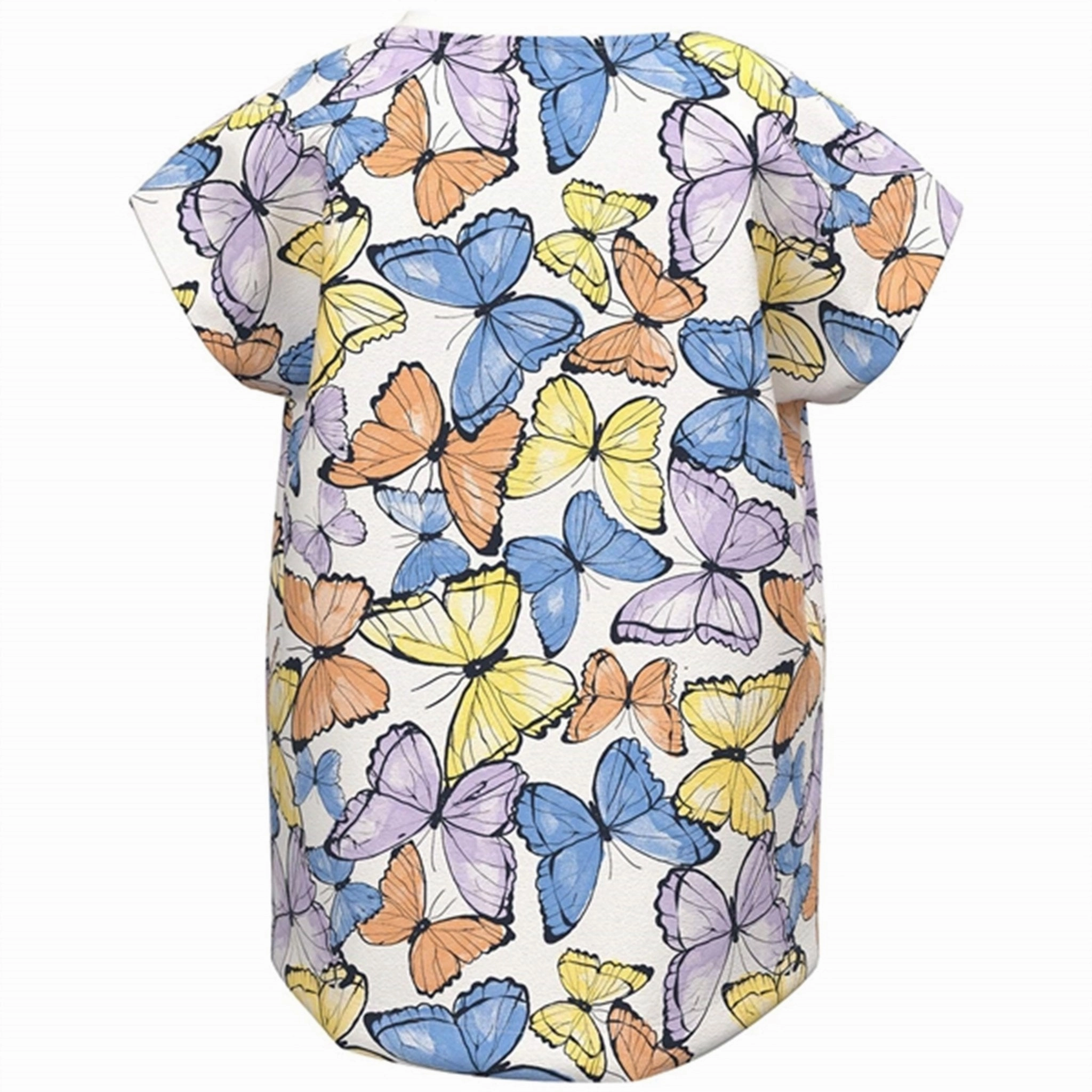 Wear Resistant Fabric Moisture Management Name it White Alyssum Butterfy Vigga Top