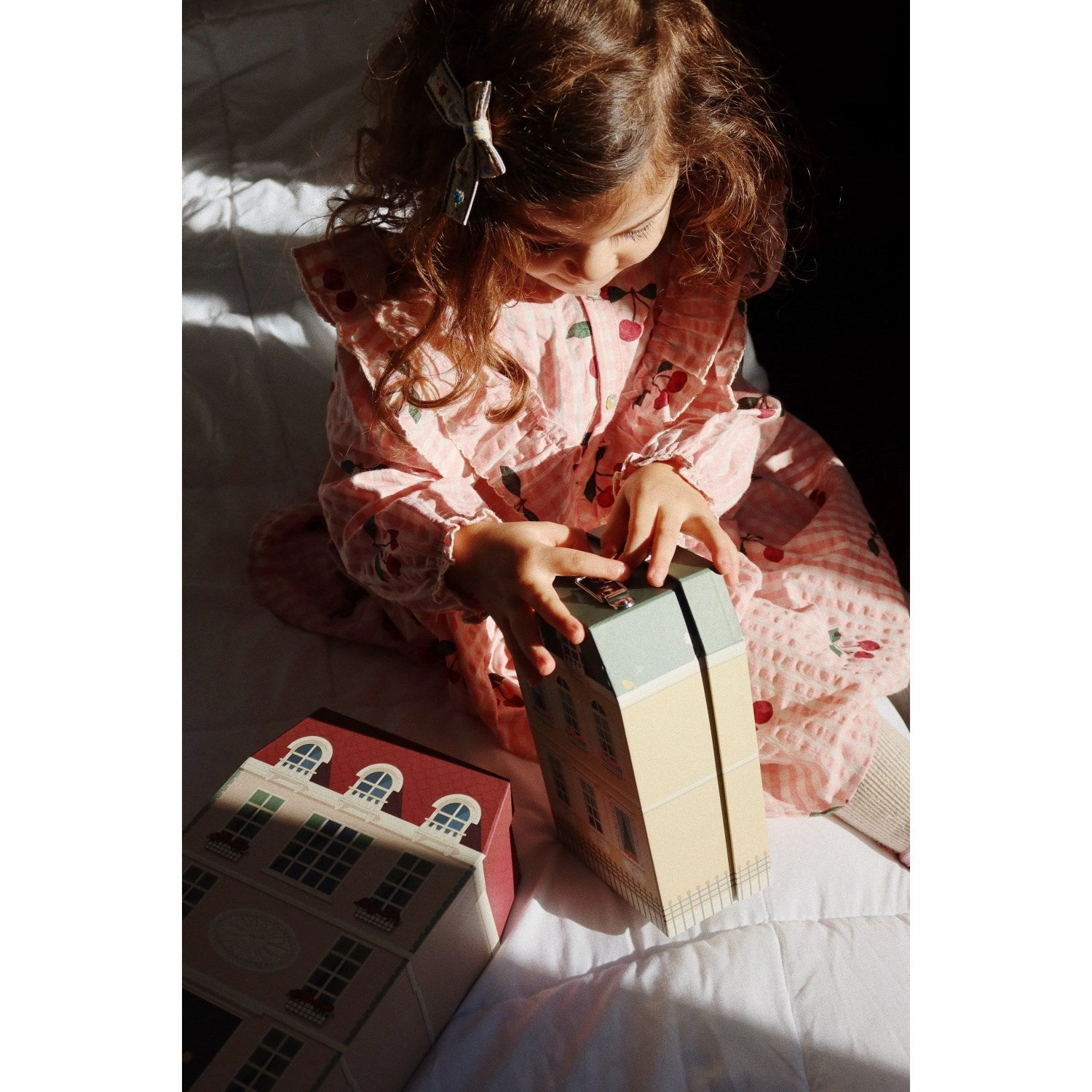 Konges Sl?jd Cherry Check Kim Frill Dress Gots Breathable Feel Must Have