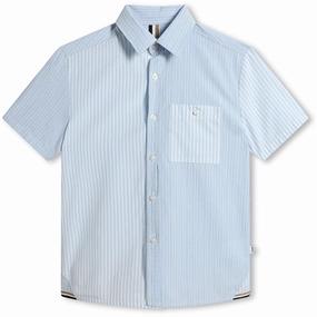 Polished Placket Hugo Boss White Shirt