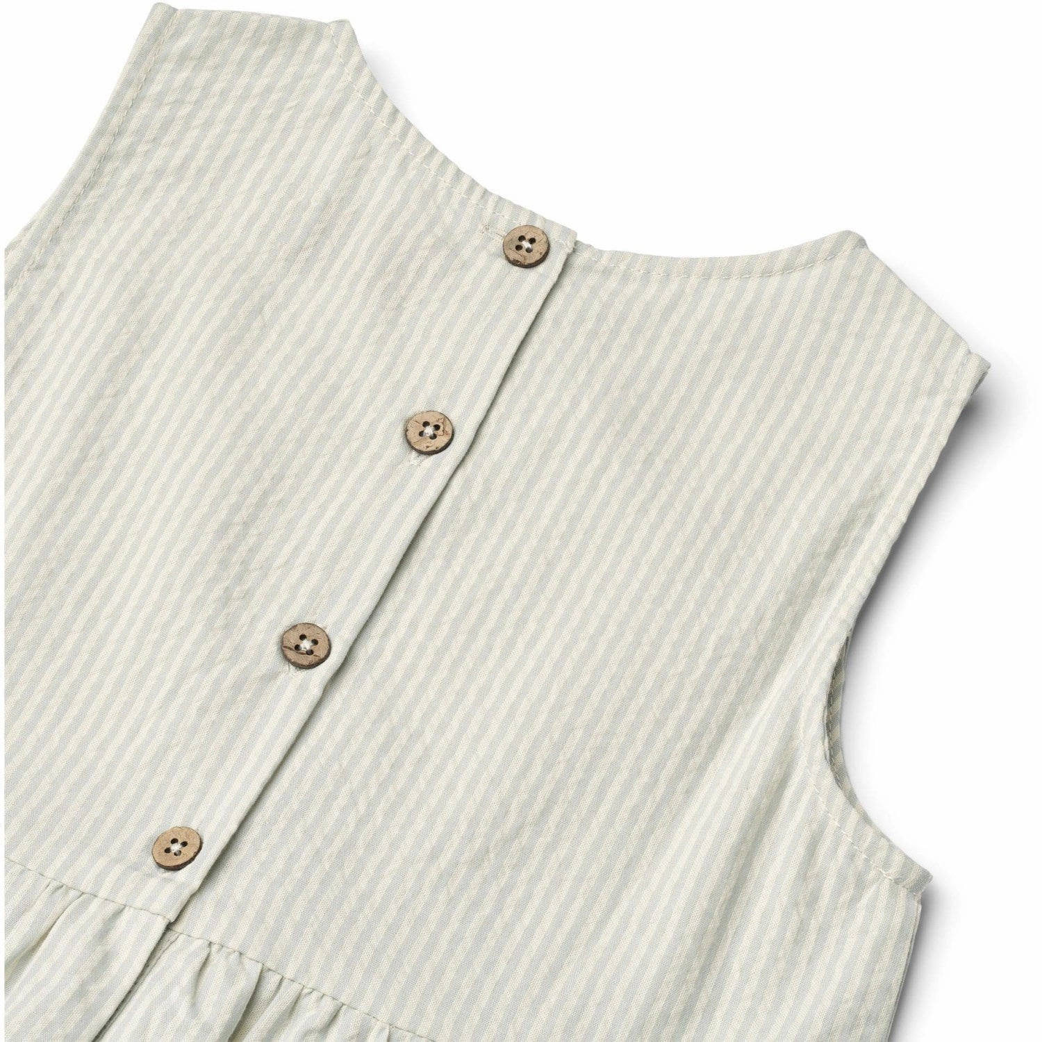 Edgy Layers Wheat Summer Blue Stripe Dress Luise