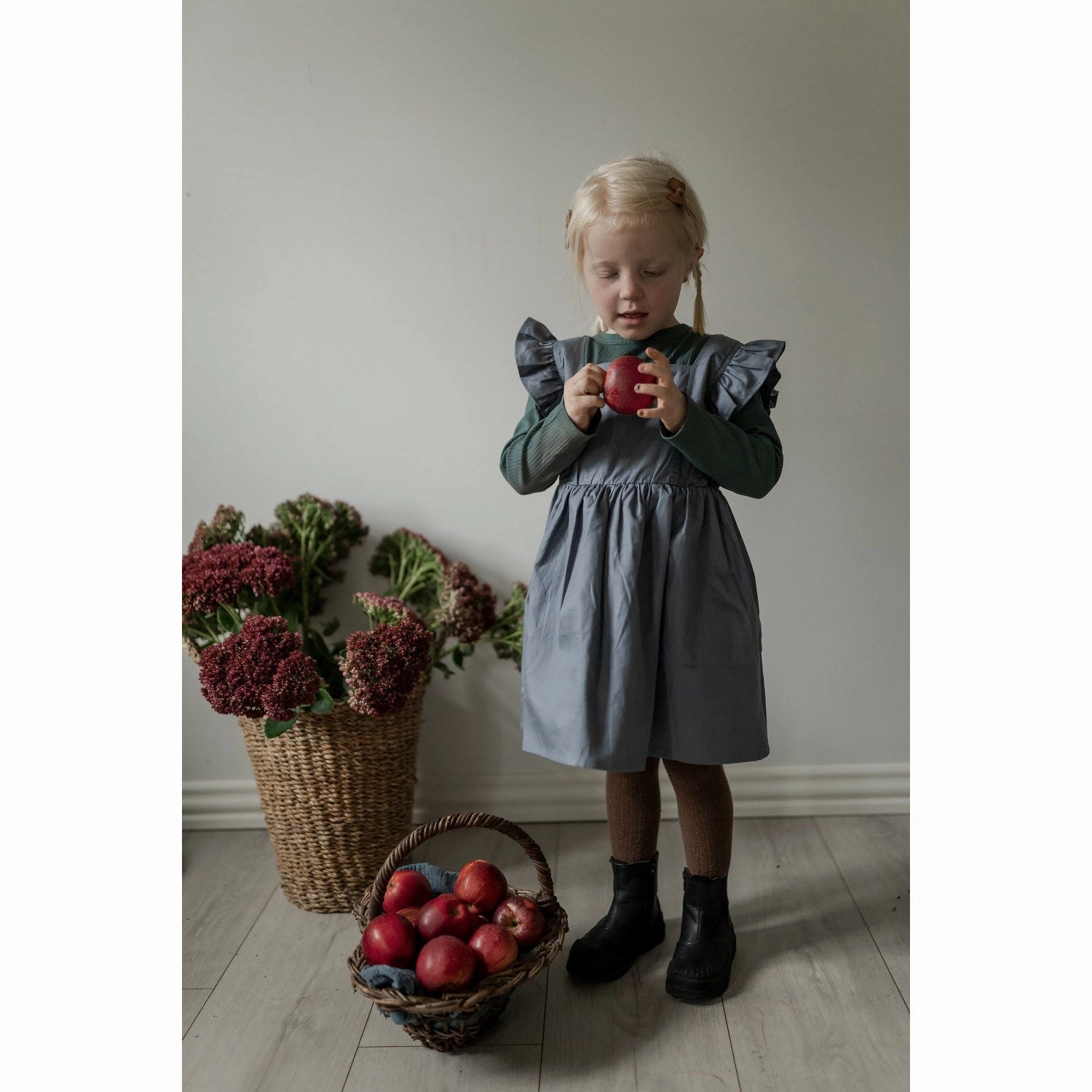 Hanevild Blue Gertrud Dress Bold-Color Light Elegance