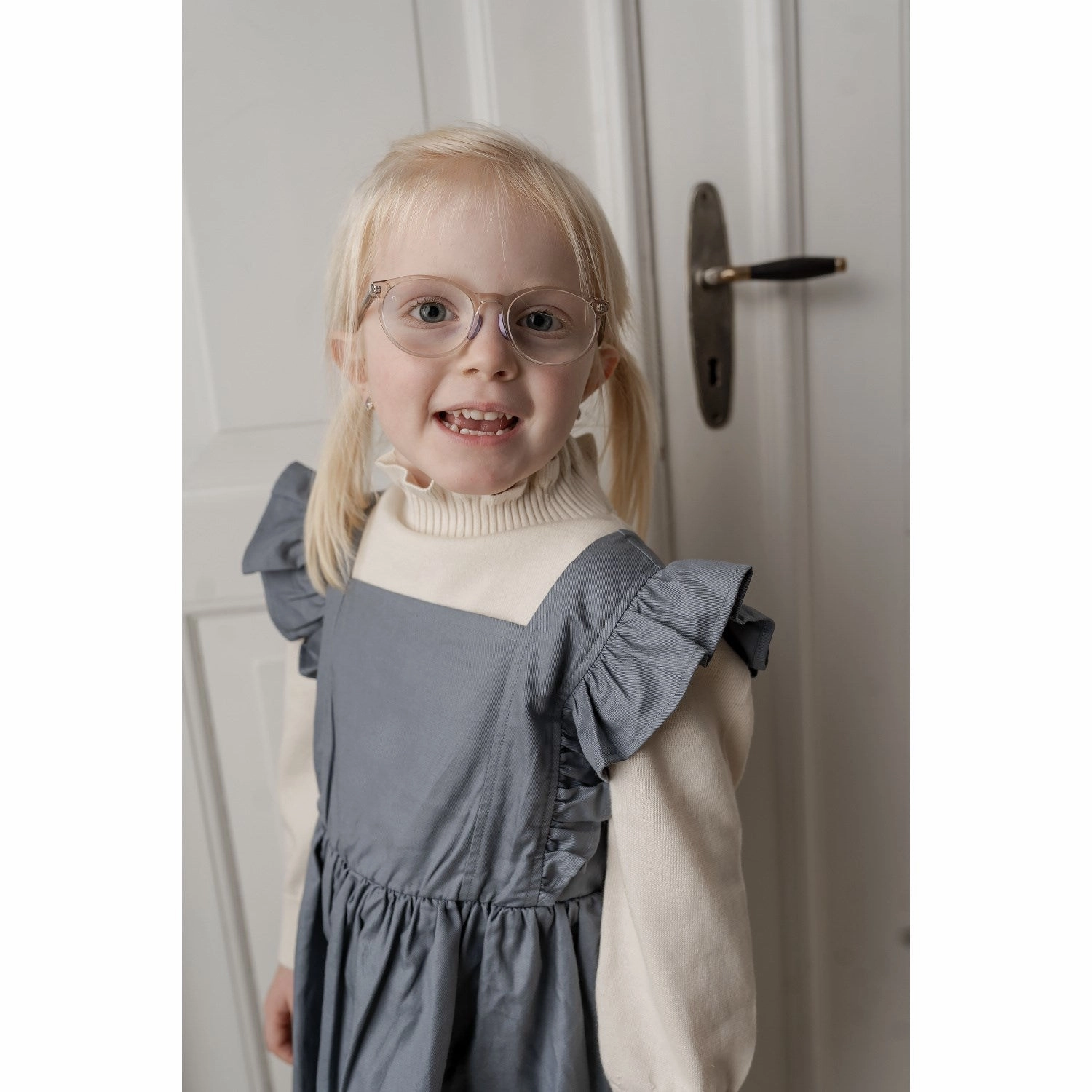 Hanevild Blue Gertrud Dress Festive Mood Petite-Size