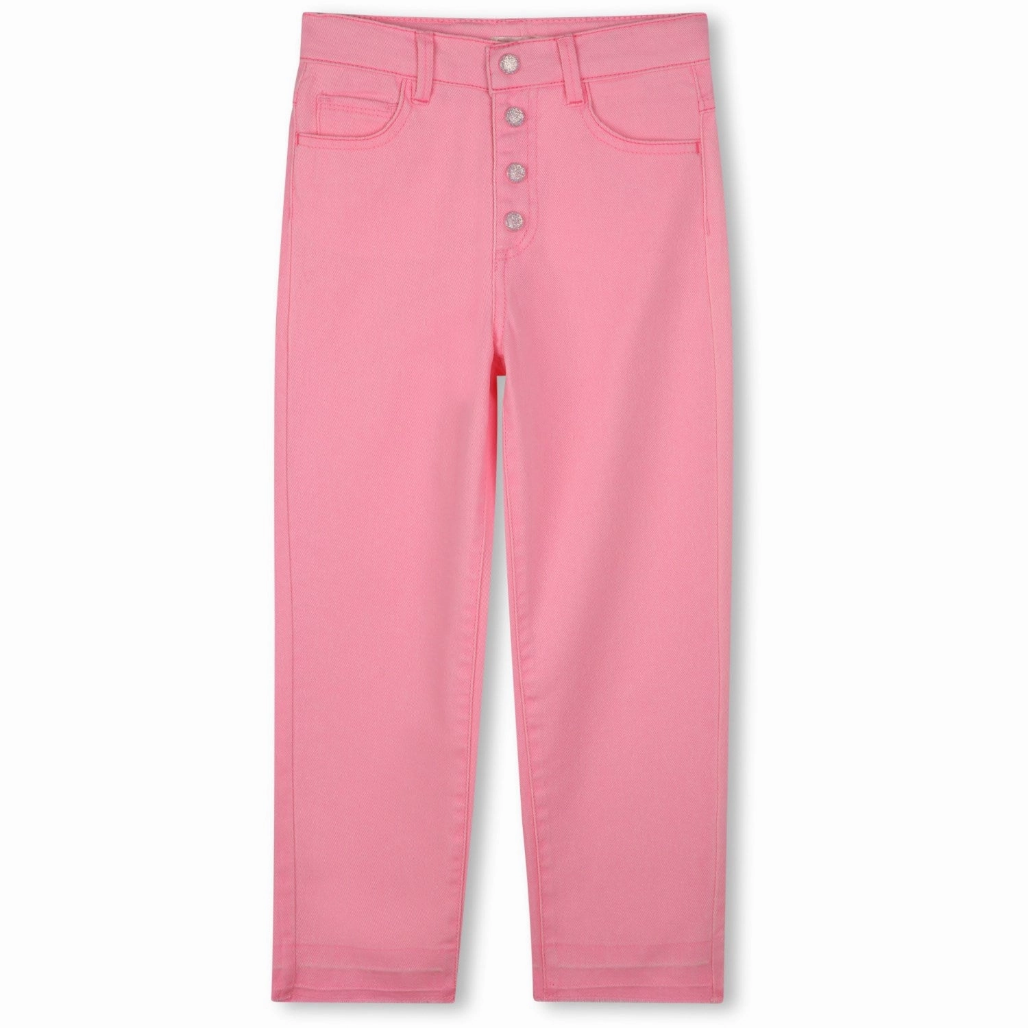 Any Occasion Unisex Attire Carlieblush Pink Denim Trousers
