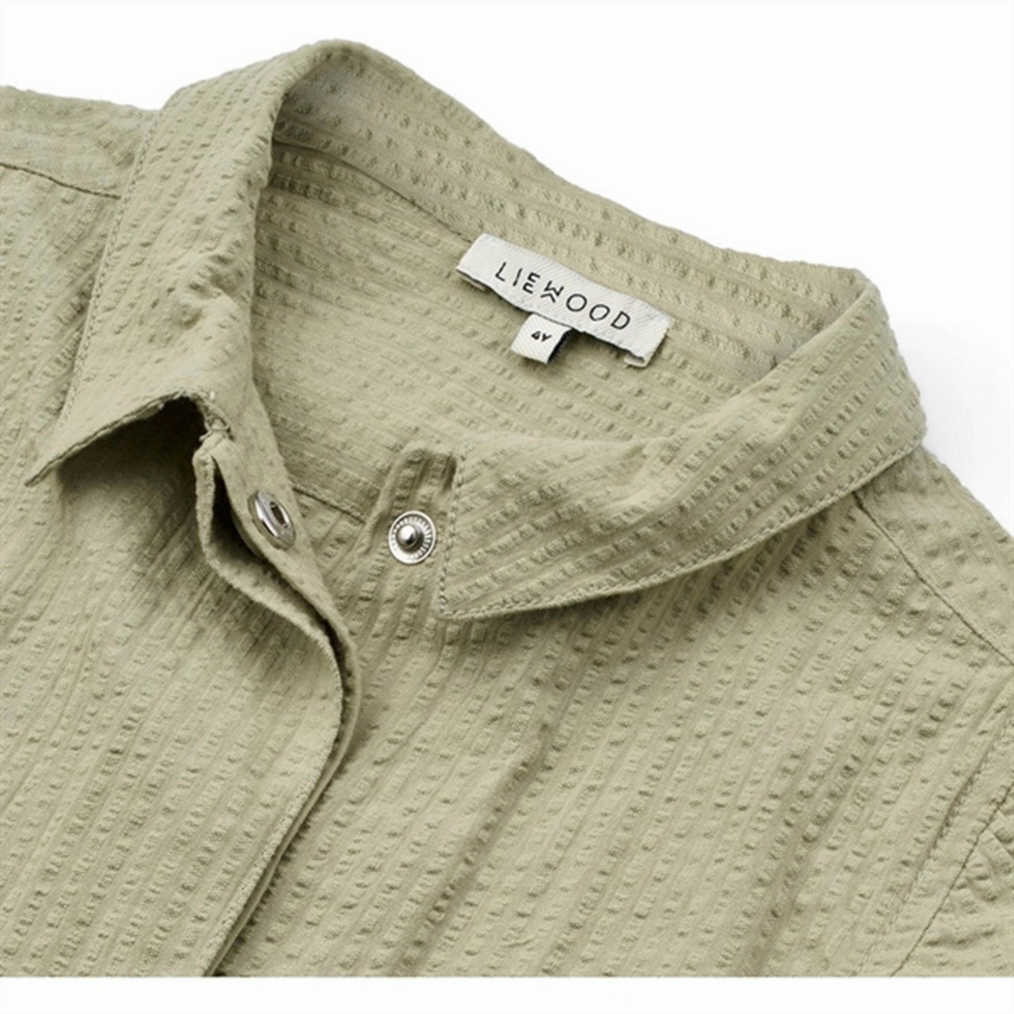 Liewood Tea Kory Seersucker Shirt Pocket Detailing