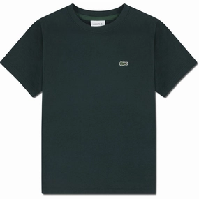 LACOSTE Sinople Core Tee Micro Perforated Fabric Reinforced Neckline
