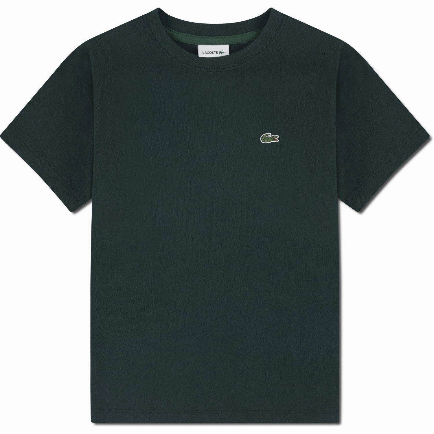 LACOSTE Sinople Core Tee Micro Perforated Fabric Reinforced Neckline