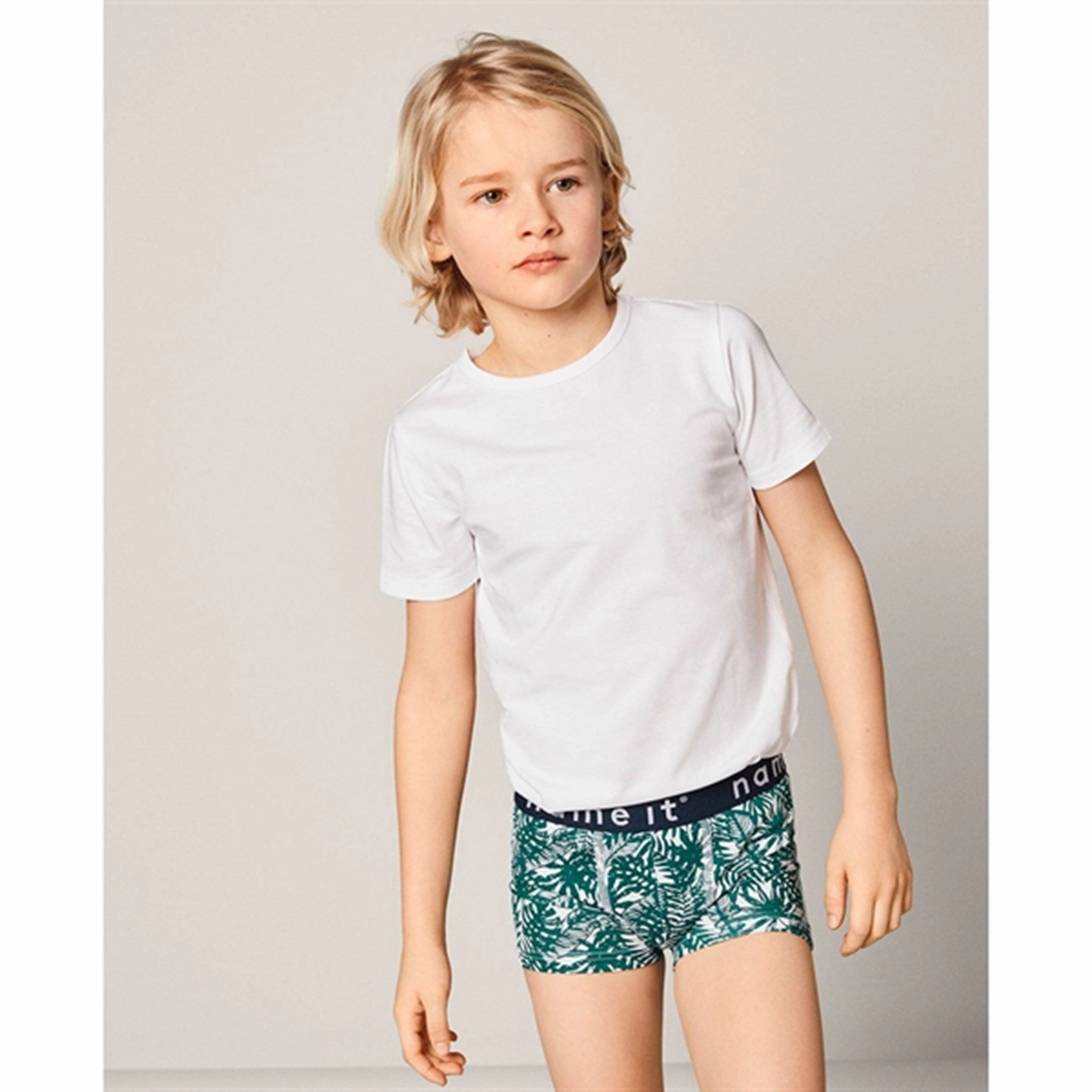 Name it Bright White Slim T-Shirt 2-pack Noos Comfy Layering