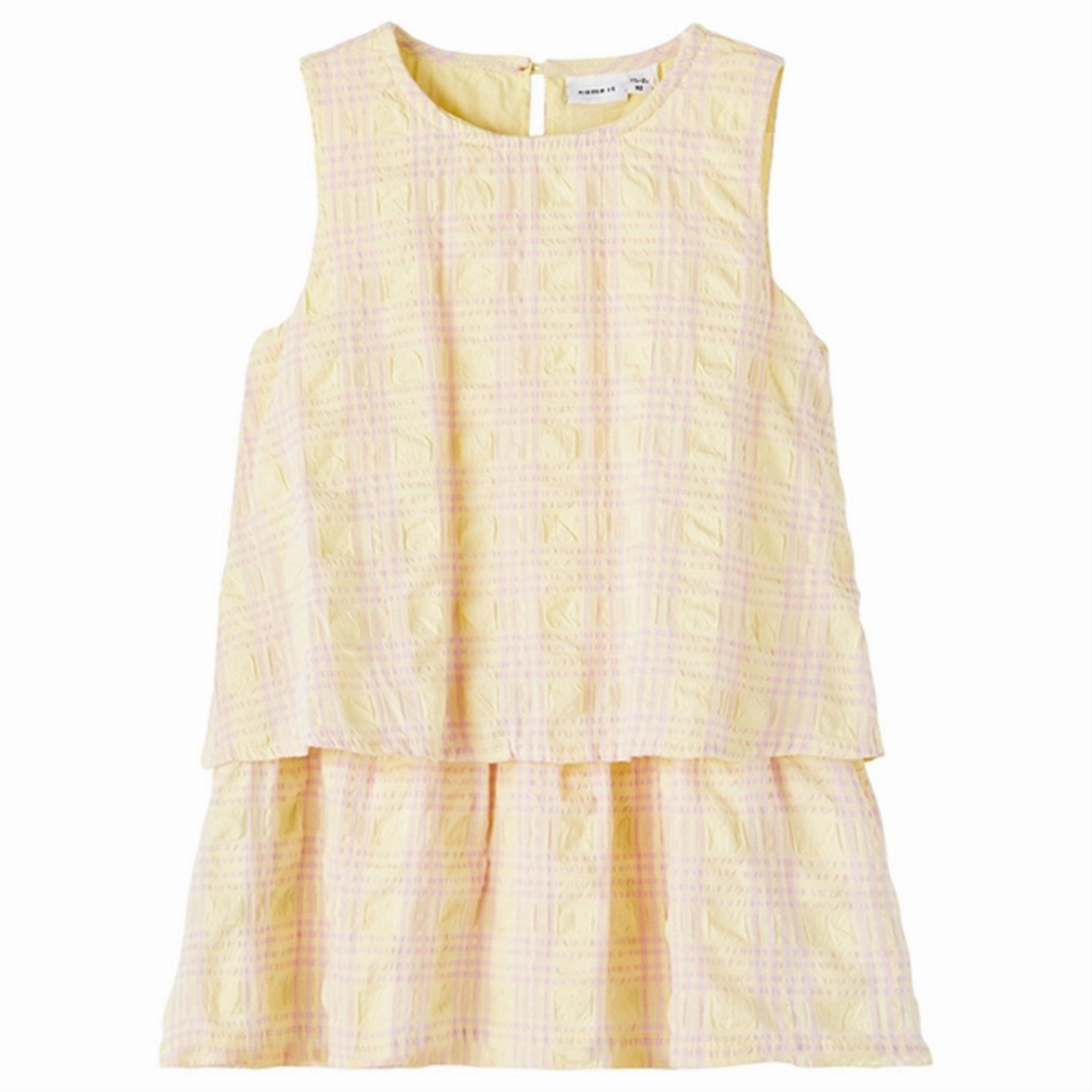 Youthful Style Comfortable Layering Name it Double Cream Hesina Spencer Dress