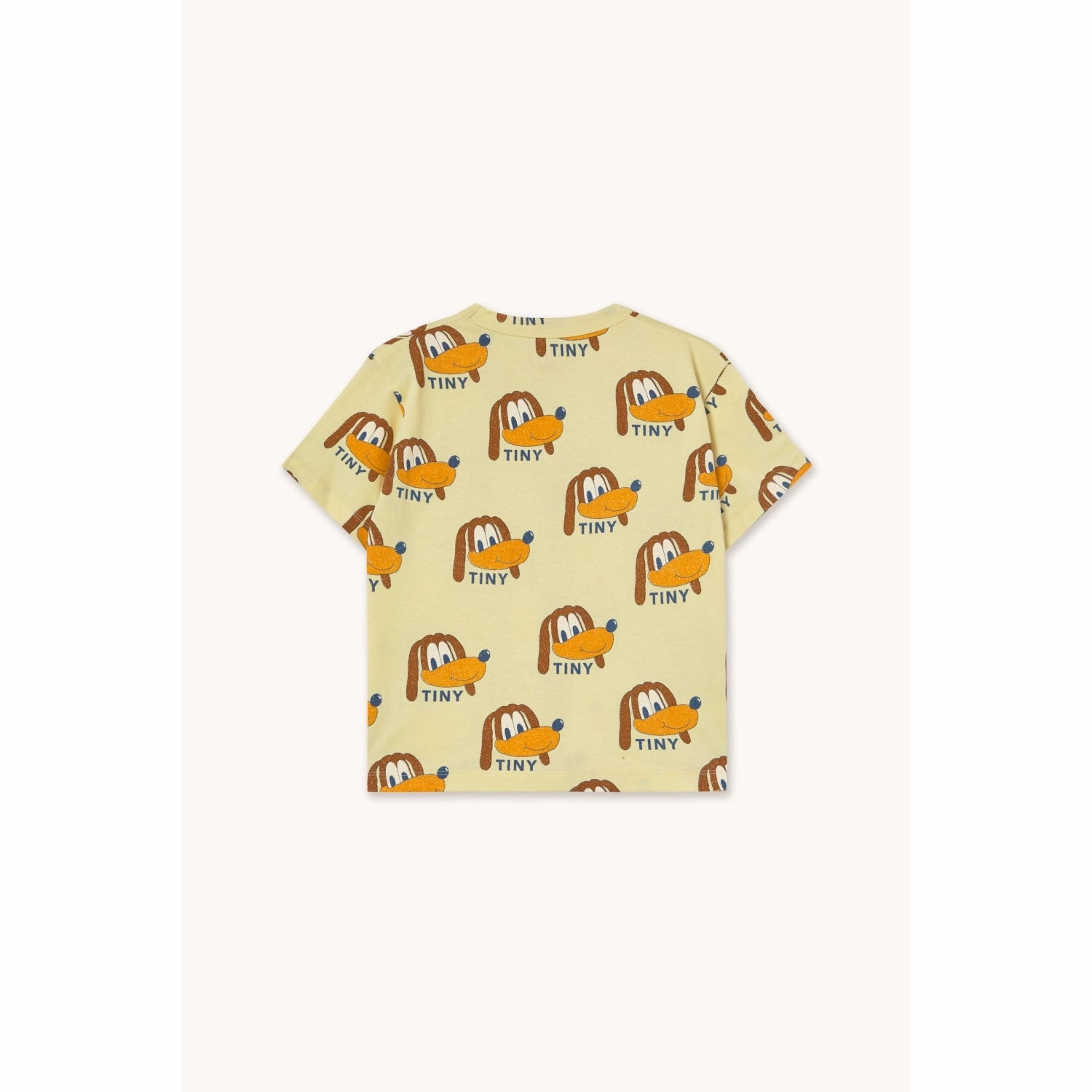 TinyCottons Dusty Yellow Dogs T-Shirt Breathable Design Simple Yet Cozy