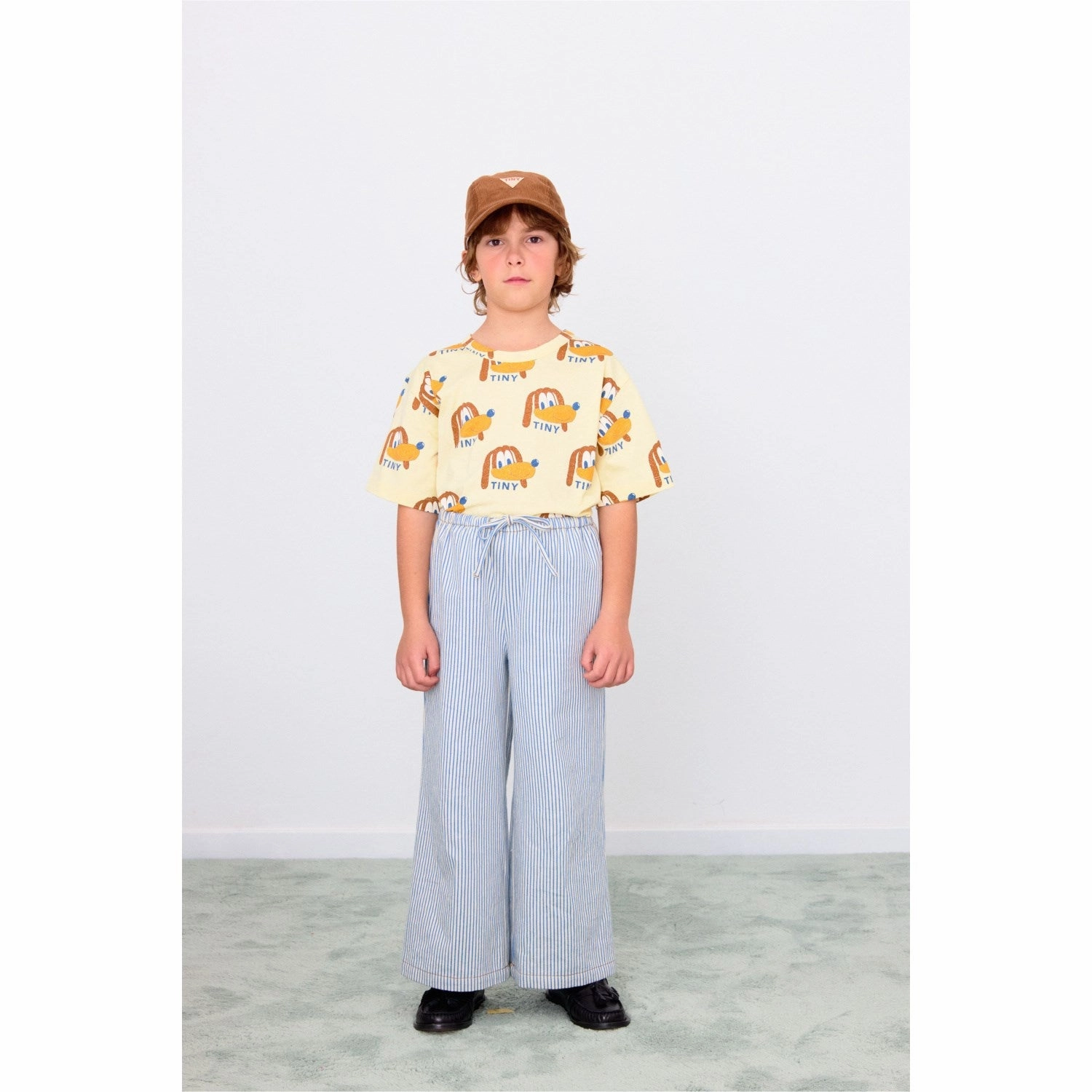 Ultimate Comfort Festival wear TinyCottons Dusty Yellow Dogs T-Shirt