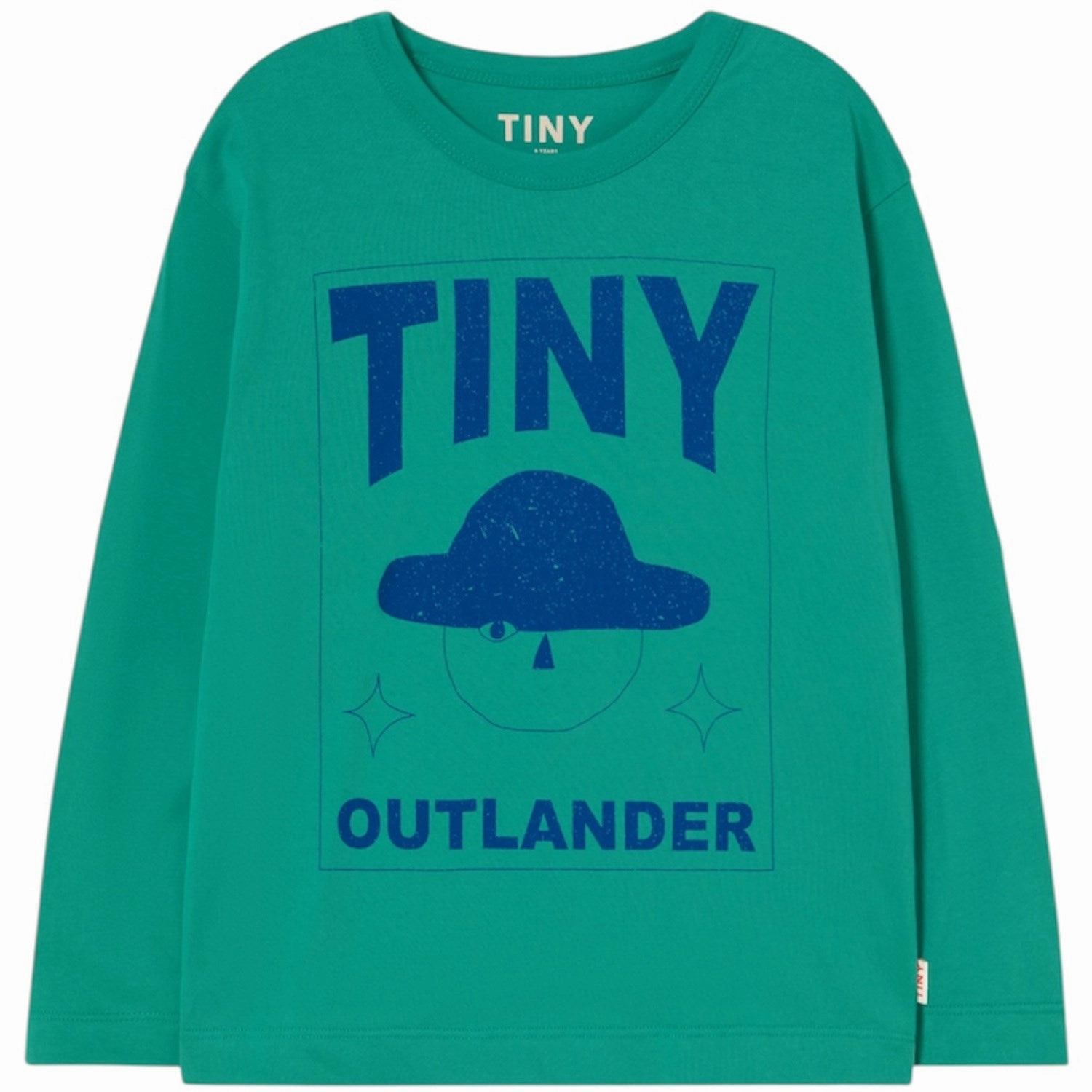 Tagless Labeling TinyCottons Emerald Outlander Graphic Sleeve T-Shirt