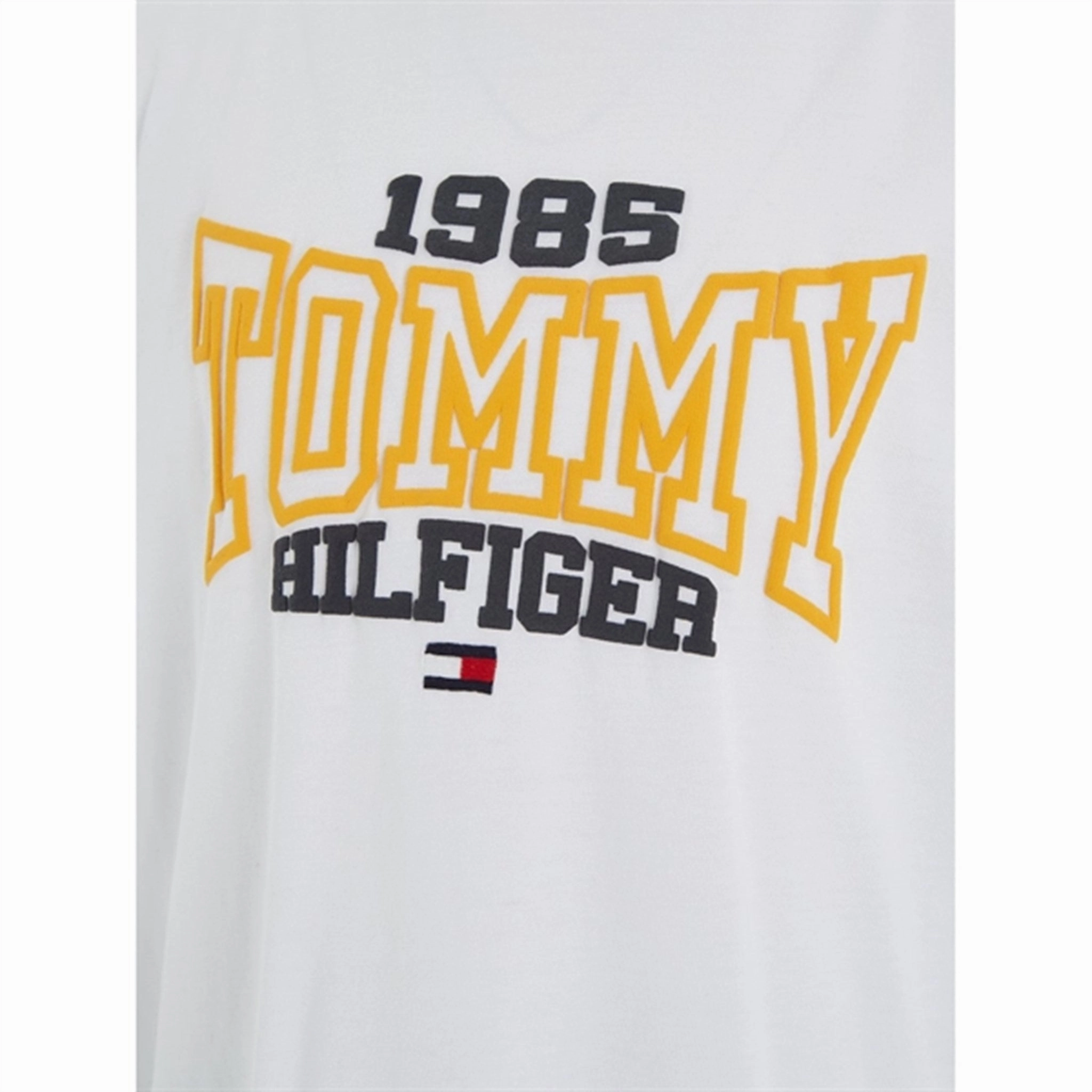 DoubleLayeredCollar Halloween Tommy Hilfiger 1985 Varsity T-Shirt White