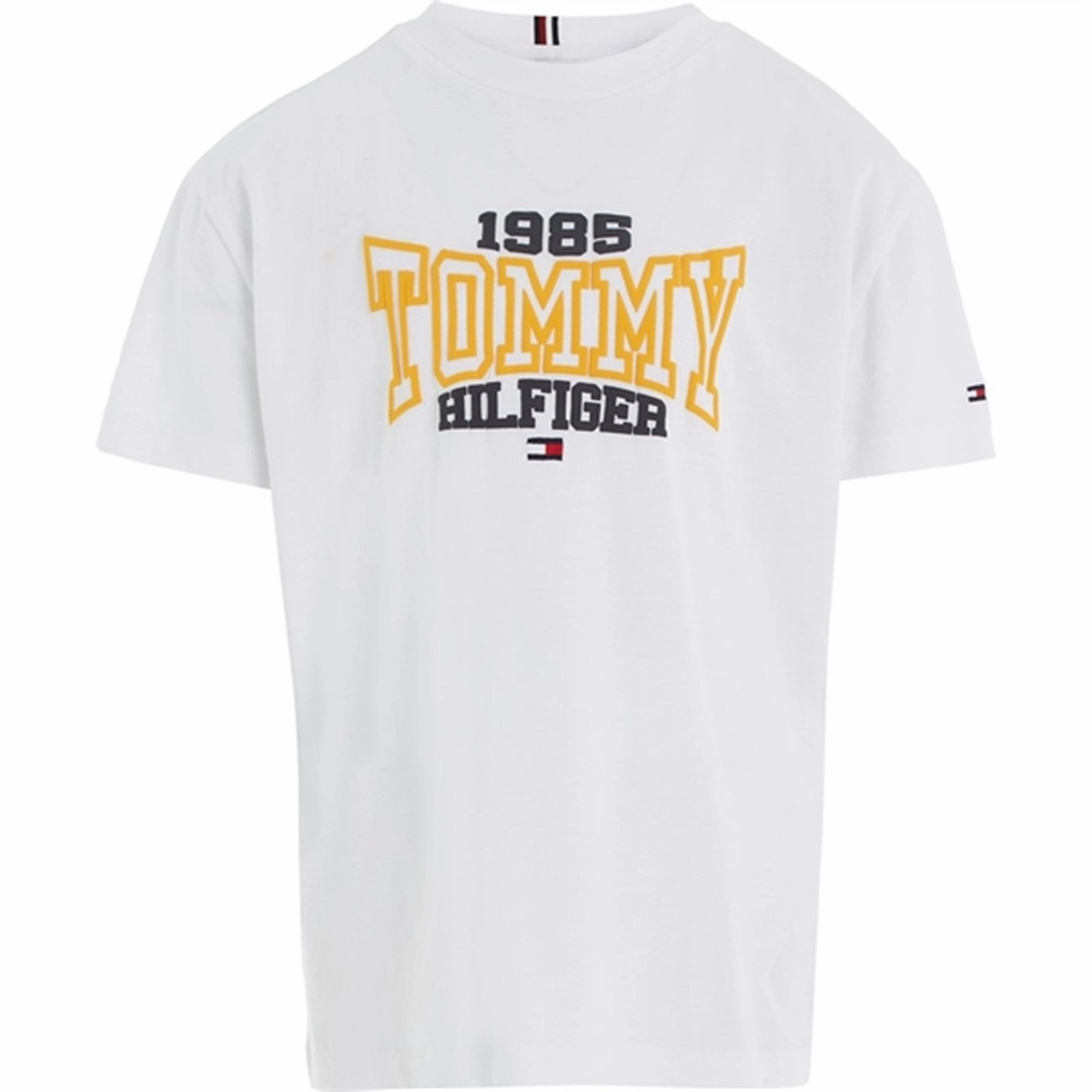 NeutralTonesCollection Seasonal Trend Tommy Hilfiger 1985 Varsity T-Shirt White
