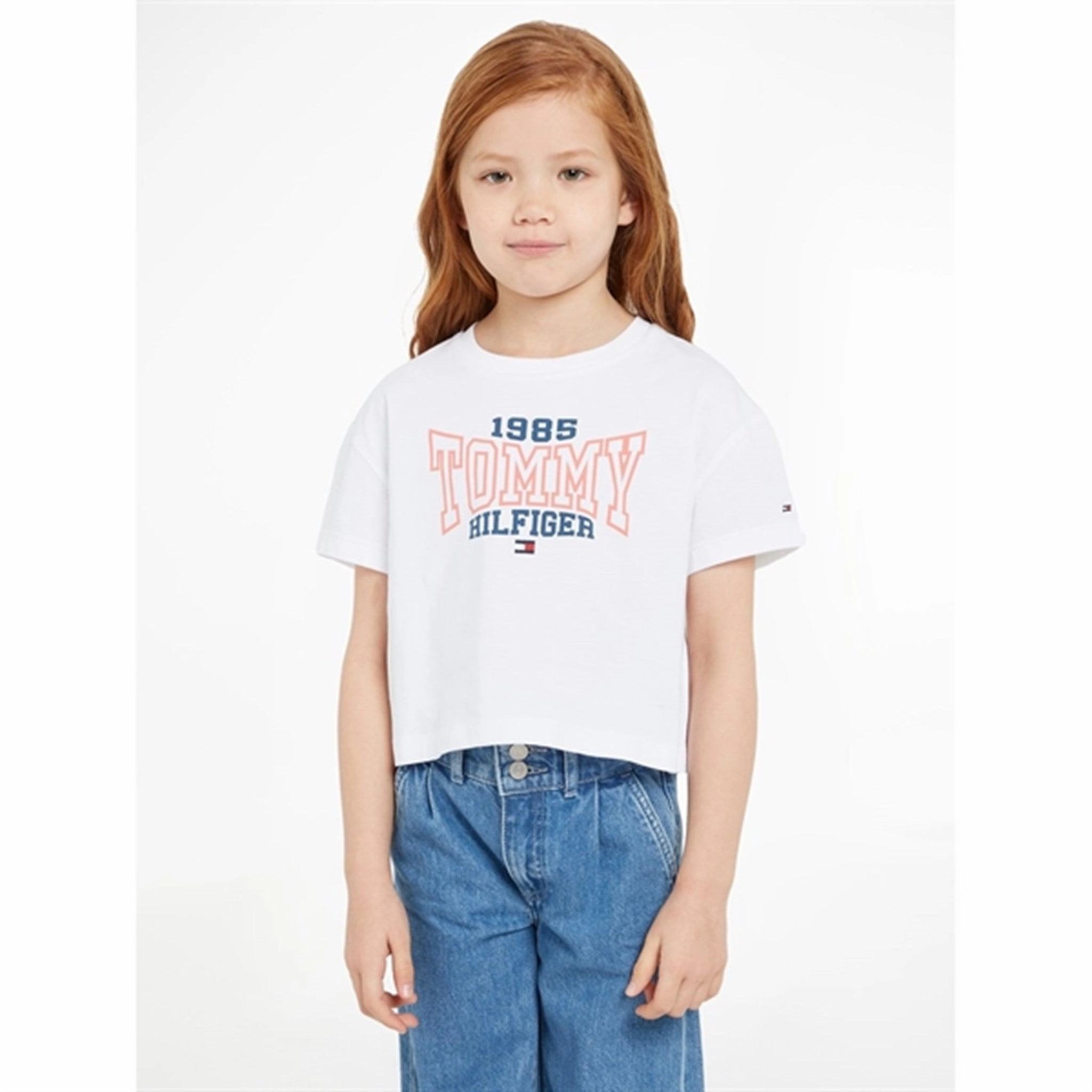 Tommy Hilfiger 1985 Varsity T-Shirt White Soft Touch