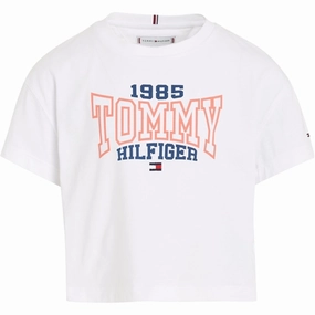 Tommy Hilfiger 1985 Varsity T-Shirt White Perfect Comfort Wear