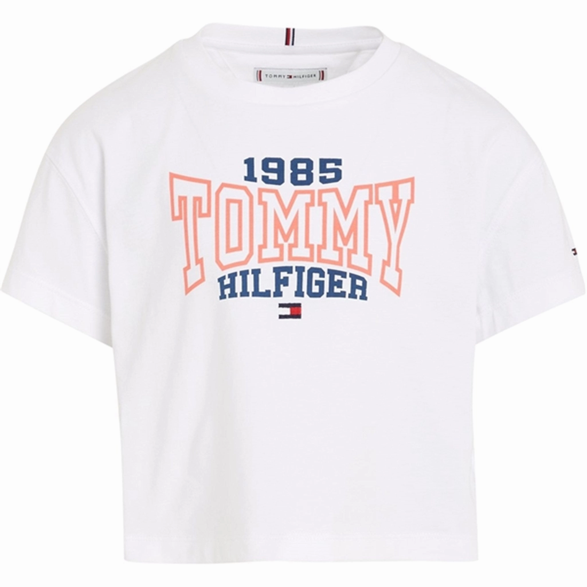 Tommy Hilfiger 1985 Varsity T-Shirt White Perfect Comfort Wear