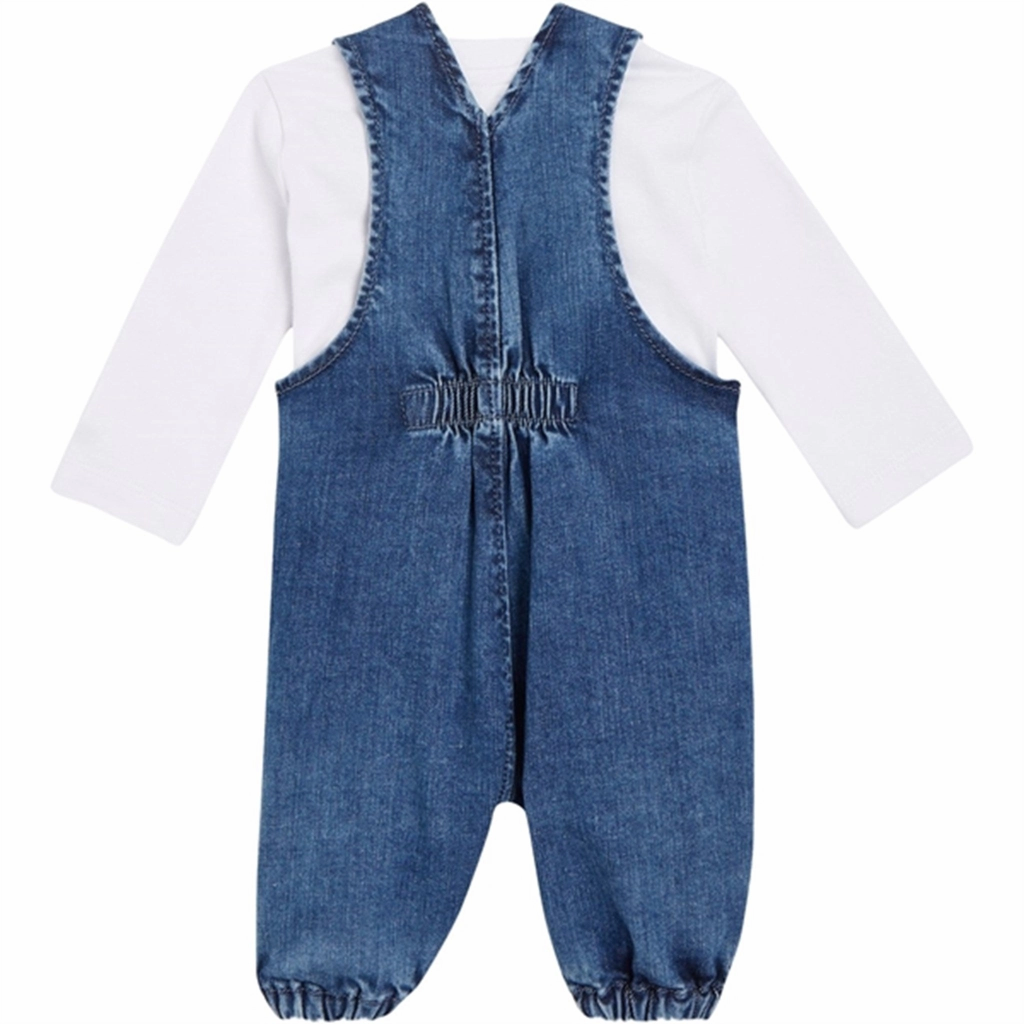 Tommy Hilfiger Baby Denim Dungaree Set Denim Hot Beach