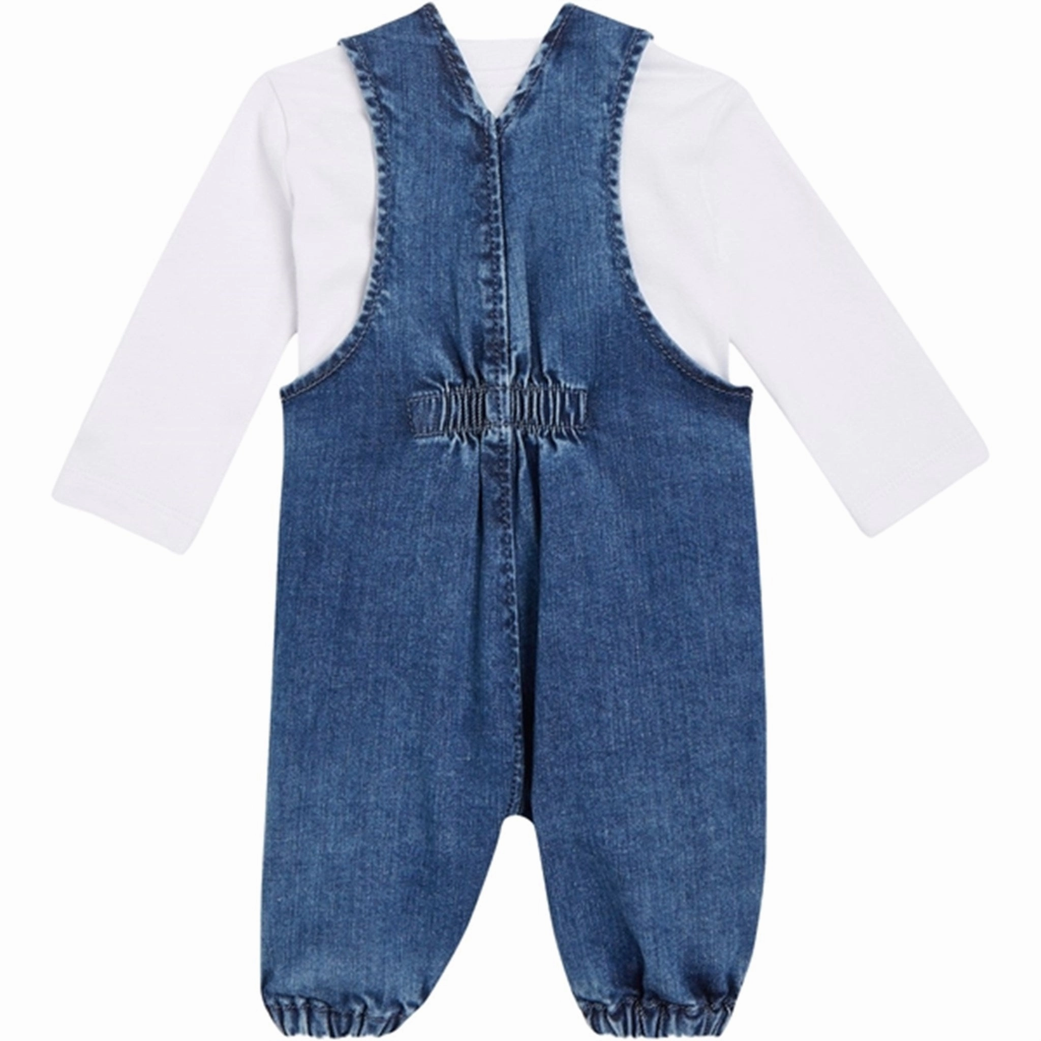 Beach Basic Dance Trendy Tommy Hilfiger Baby Denim Dungaree Set Denim