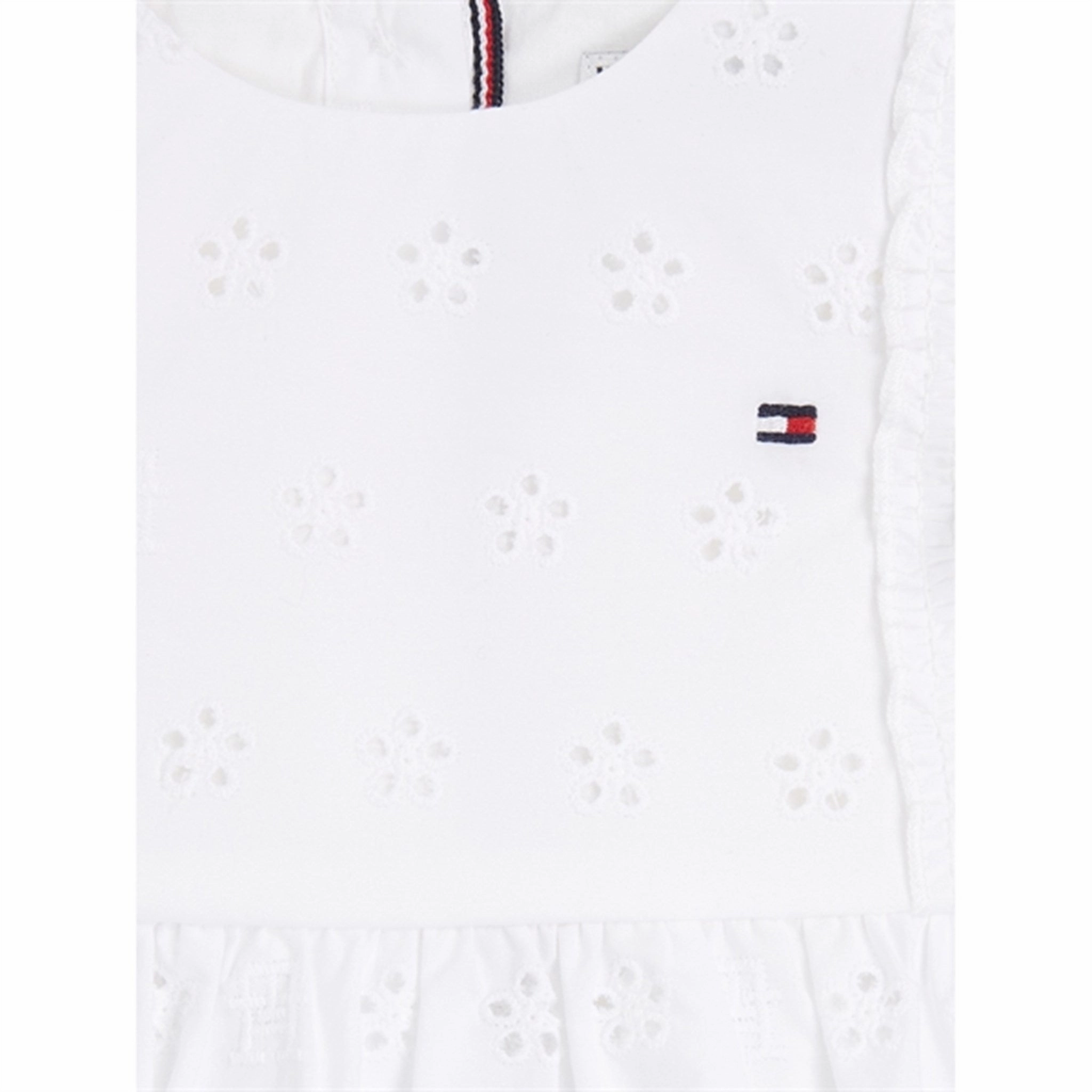 Tommy Hilfiger Baby Embroidery Dress White Timeless Touch