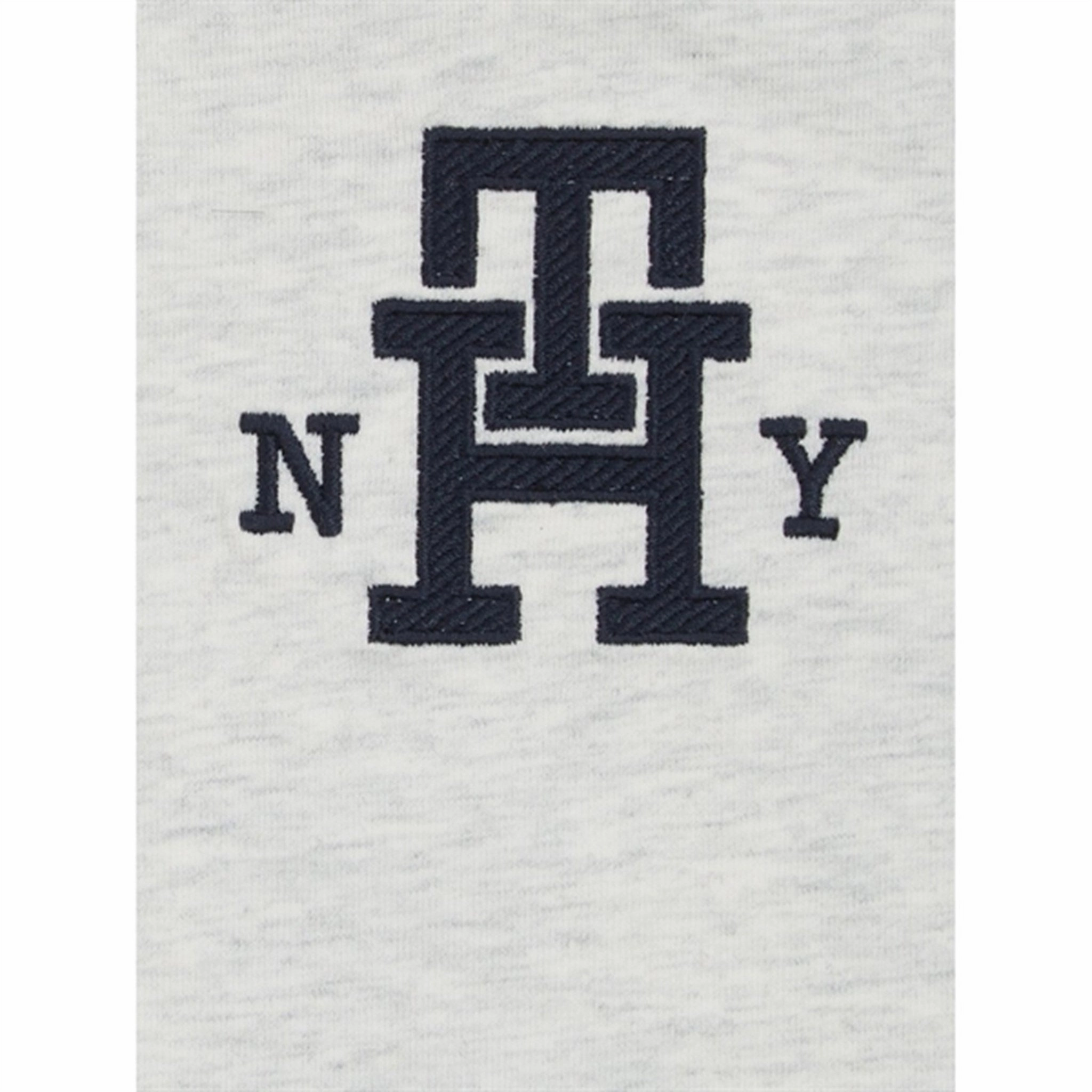 Tommy Hilfiger Baby Monogram Blouse New Light Grey Heather Reinforced Elasticity