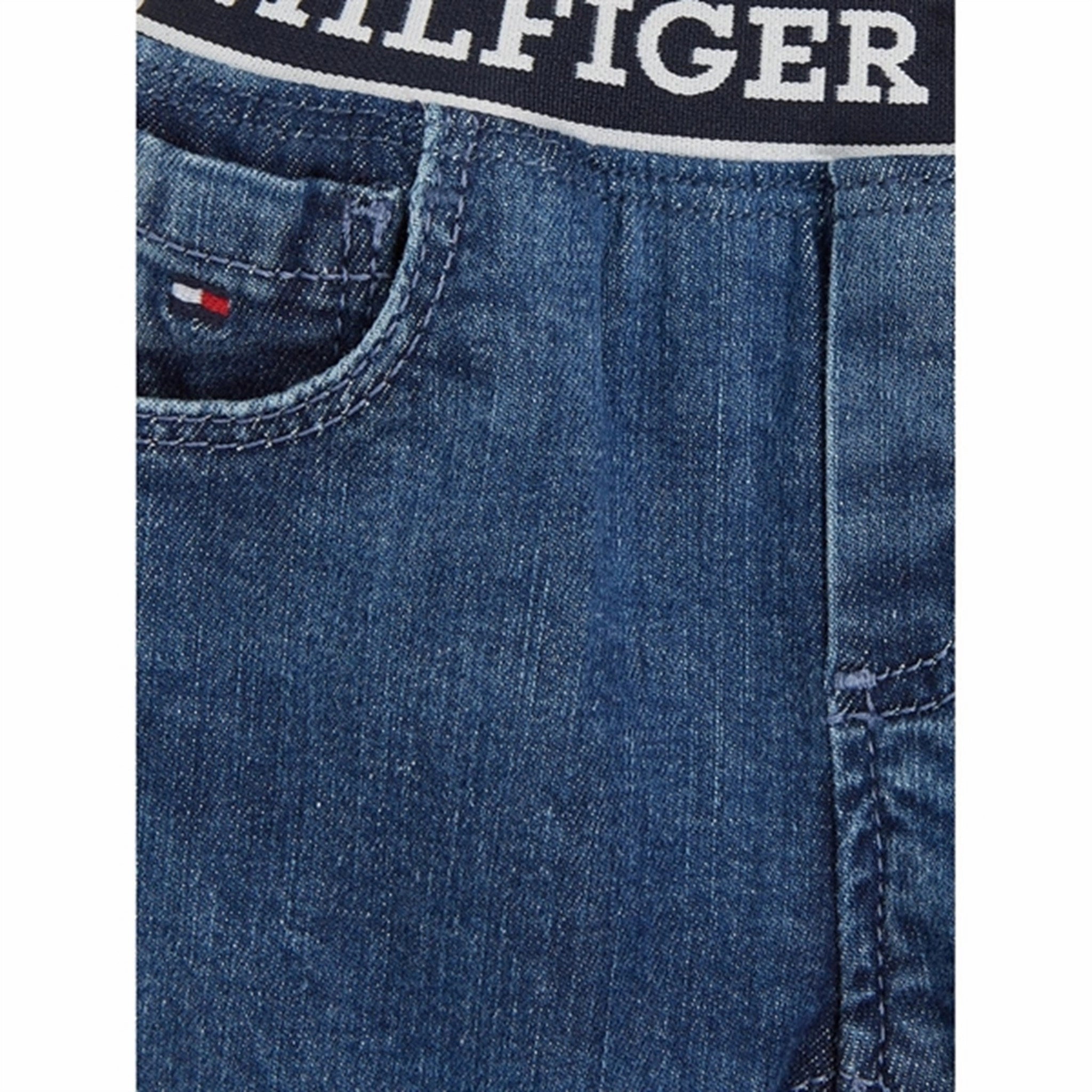Neutral Piece Tommy Hilfiger Baby Monotype Denim Pants Denim Medium