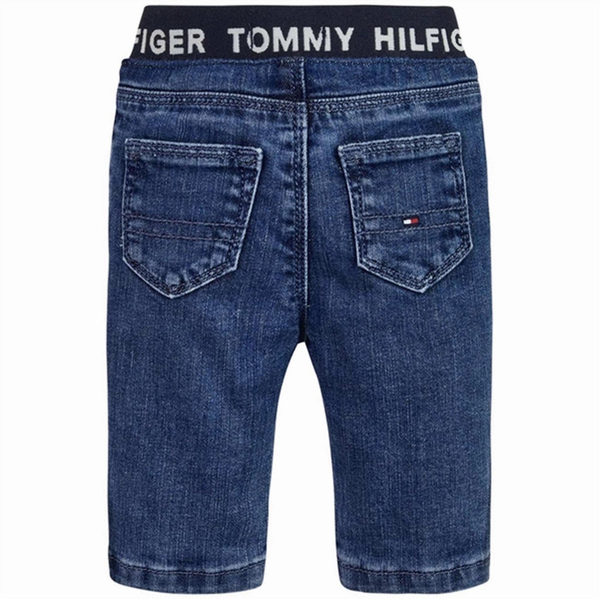 Tommy Hilfiger Baby Pants Denim Medium Sharp Finish Versatile Winter Warmth