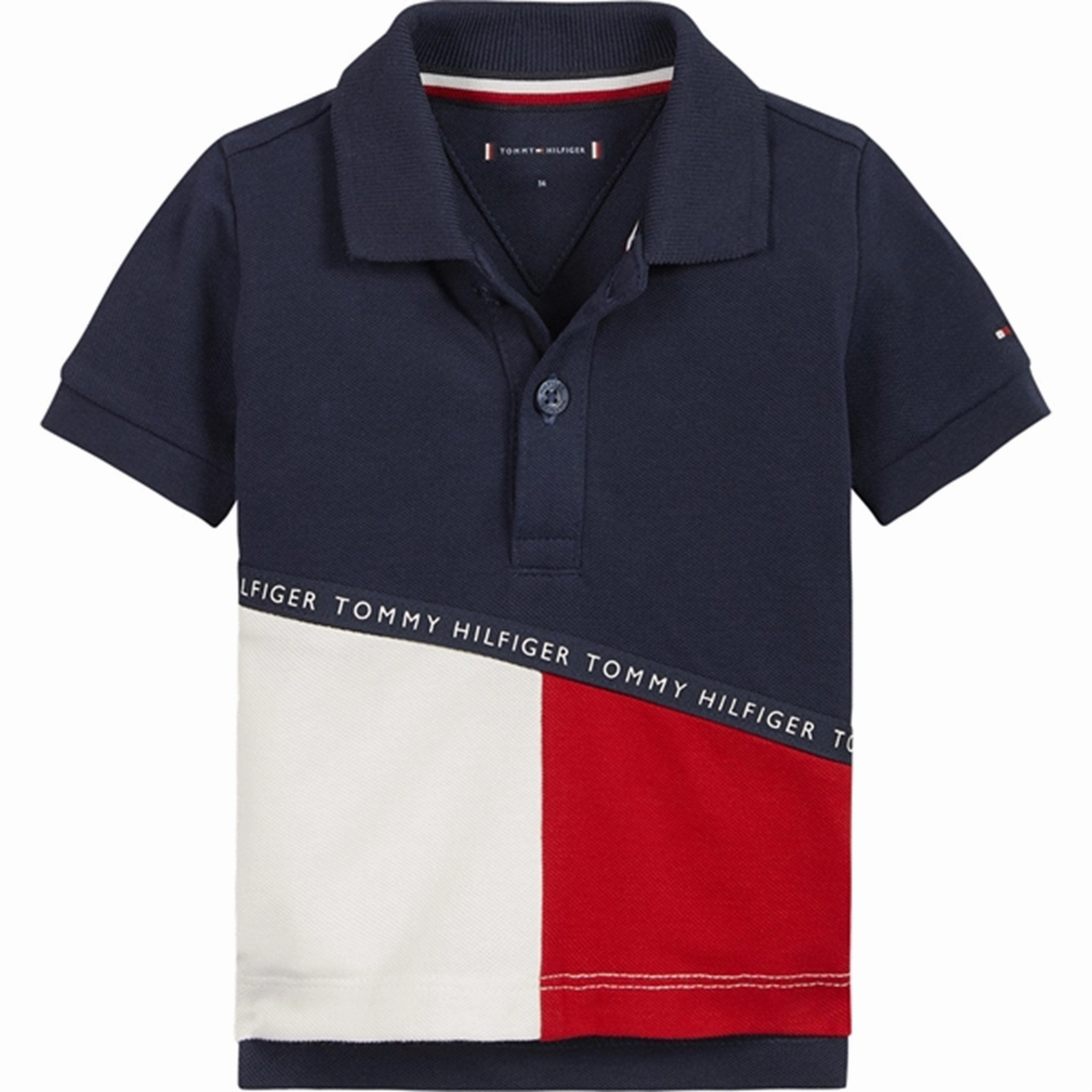 Golf Ready Holiday Outfit Tommy Hilfiger Baby Tape Polo Twilight Navy