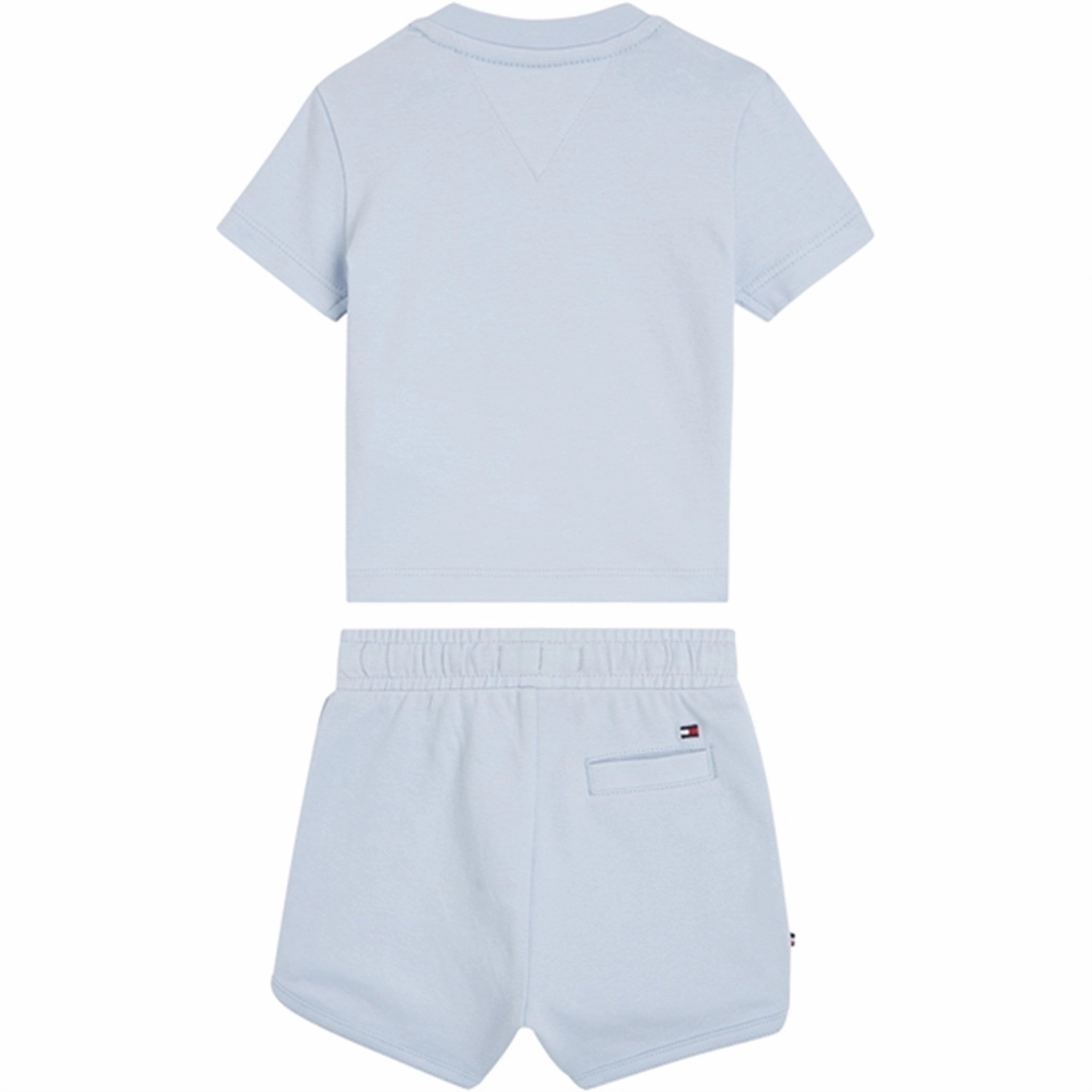 Street Mood hiking apparel Tommy Hilfiger Baby Th Logo Shorts Set Breezy Blue
