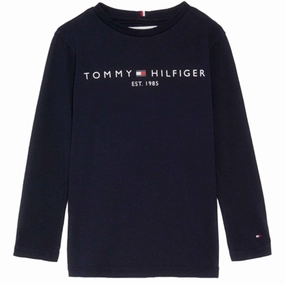 Printed Pattern Tommy Hilfiger Black Essential Blouse