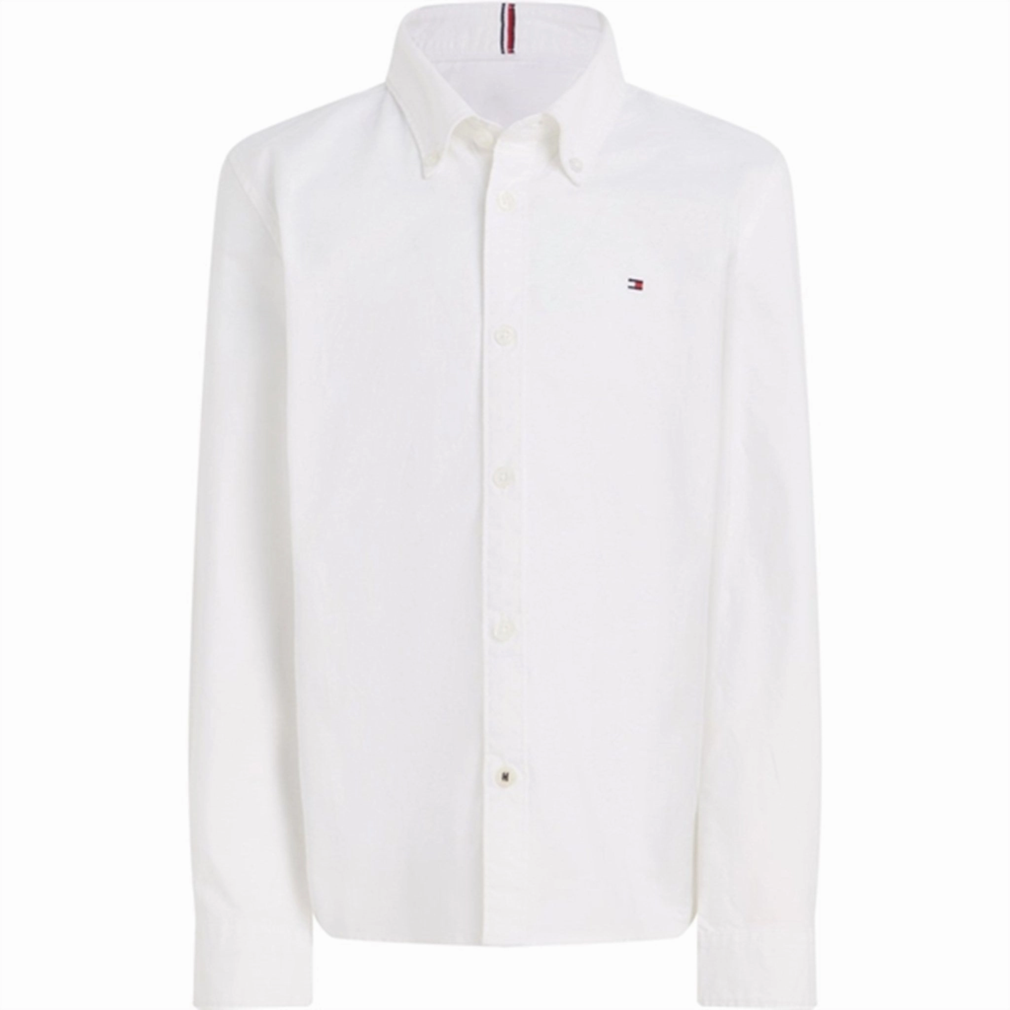 Anti-static Tommy Hilfiger Boy Stretch Oxford Shirt White