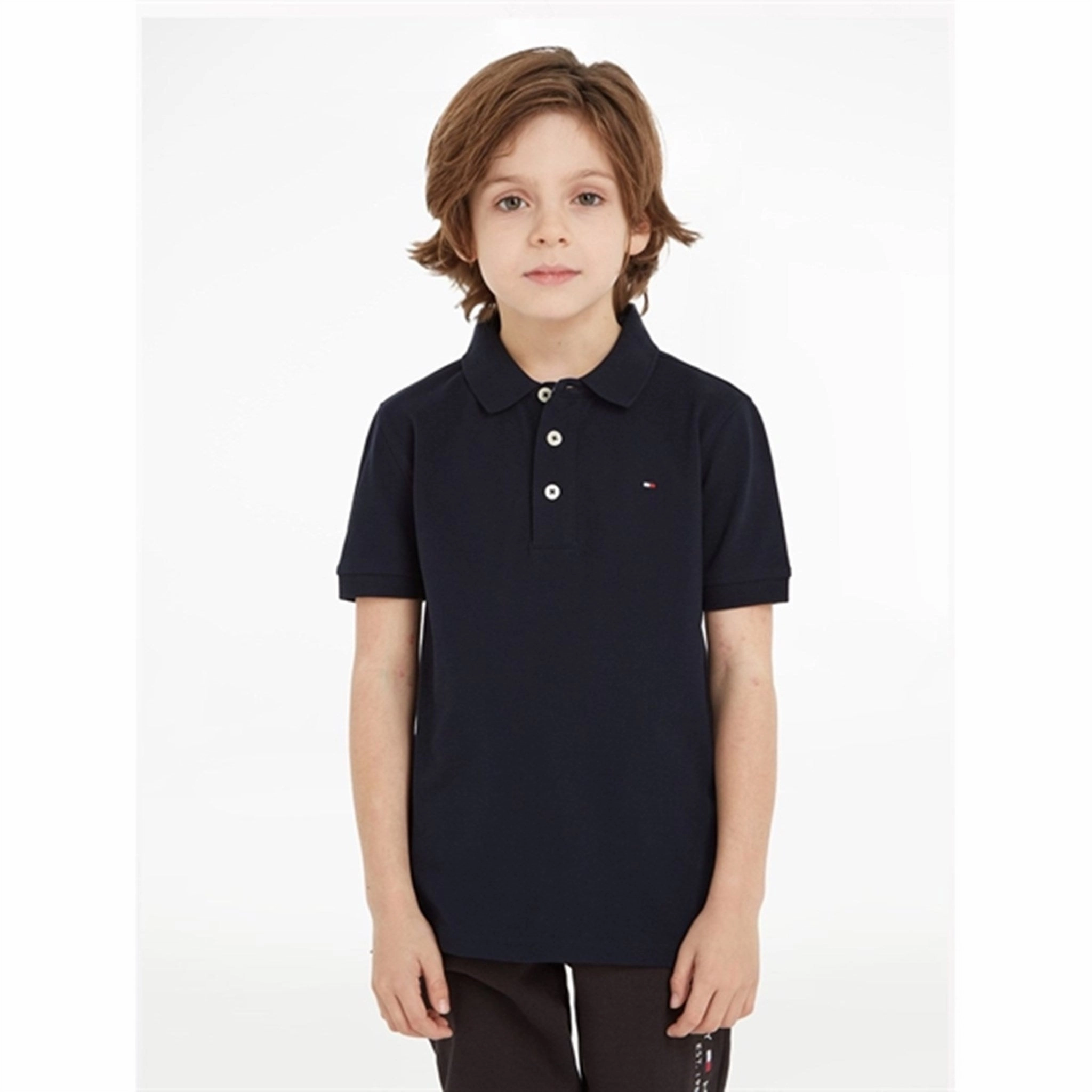 Logo Detail Tommy Hilfiger Boy Tommy Polo Sky Captain