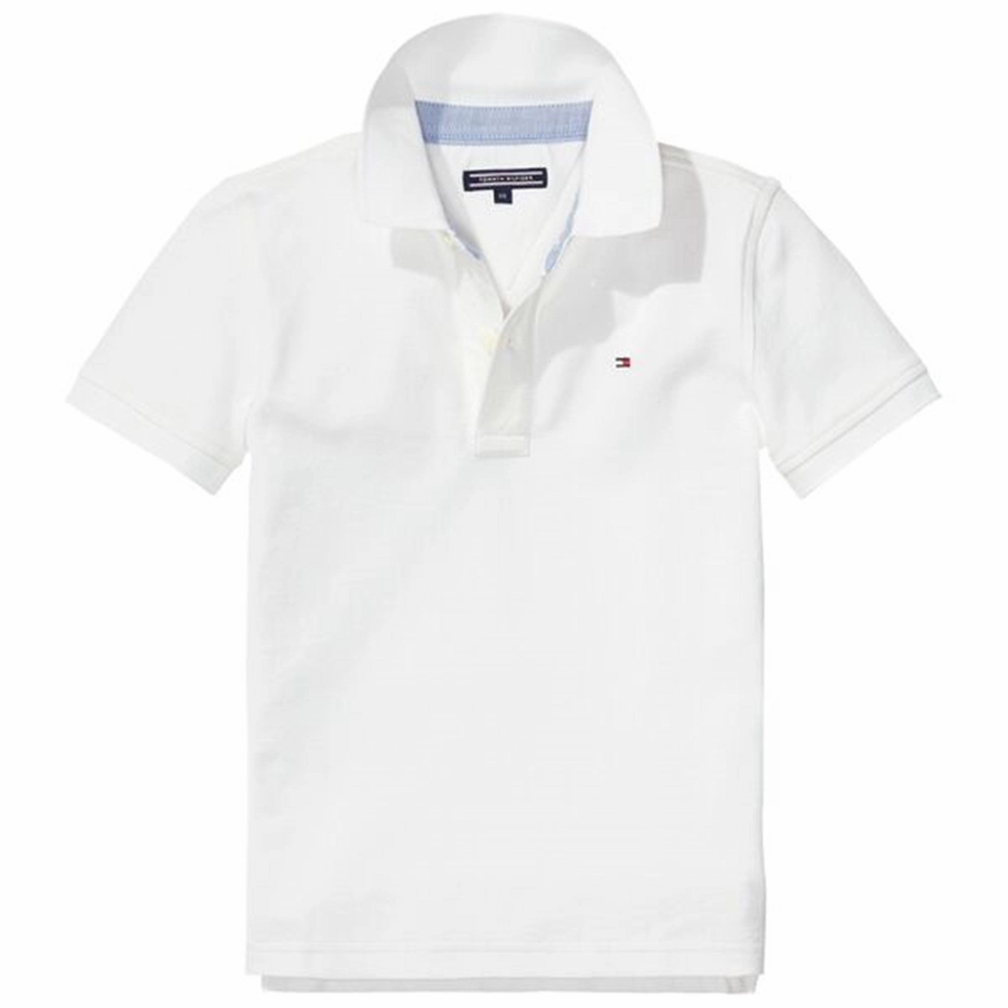 Breathable Material Tommy Hilfiger Boy Tommy Polo SS White