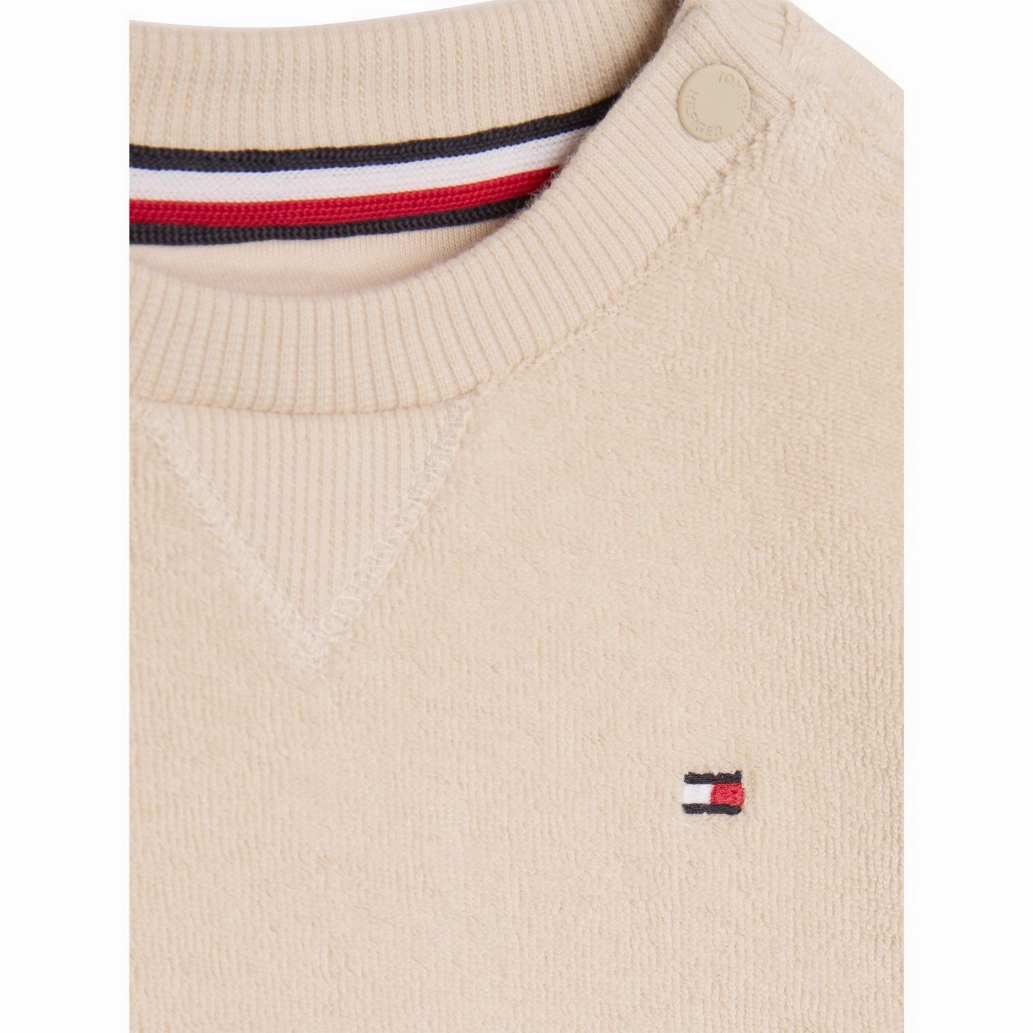 Tommy Hilfiger Classic Beige Towelling Set Quick Flex