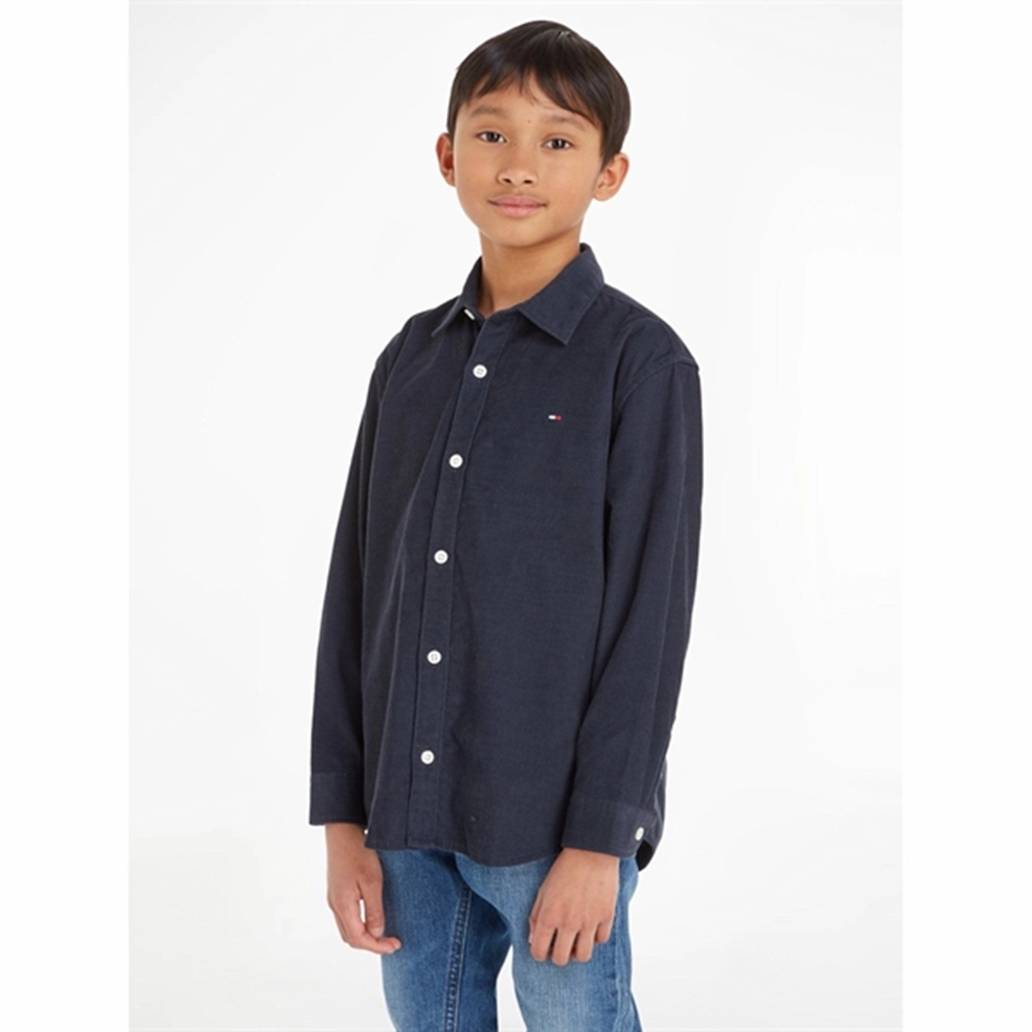 Tommy Hilfiger Corduroy Shirt Desert Sky Day-To-Night Wear Thermoregulating Fabric