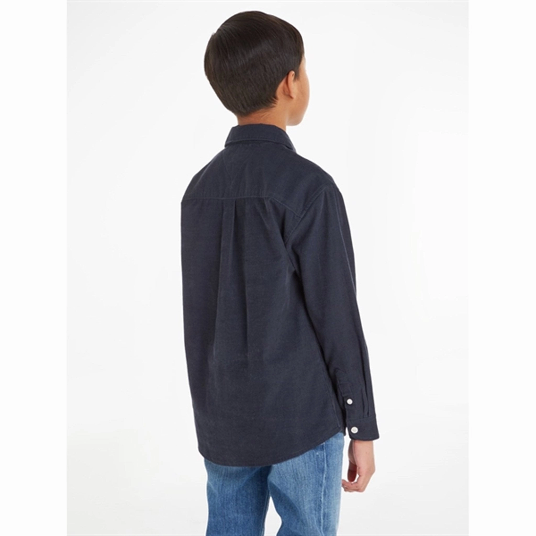 Snug fit Tommy Hilfiger Corduroy Shirt Desert Sky