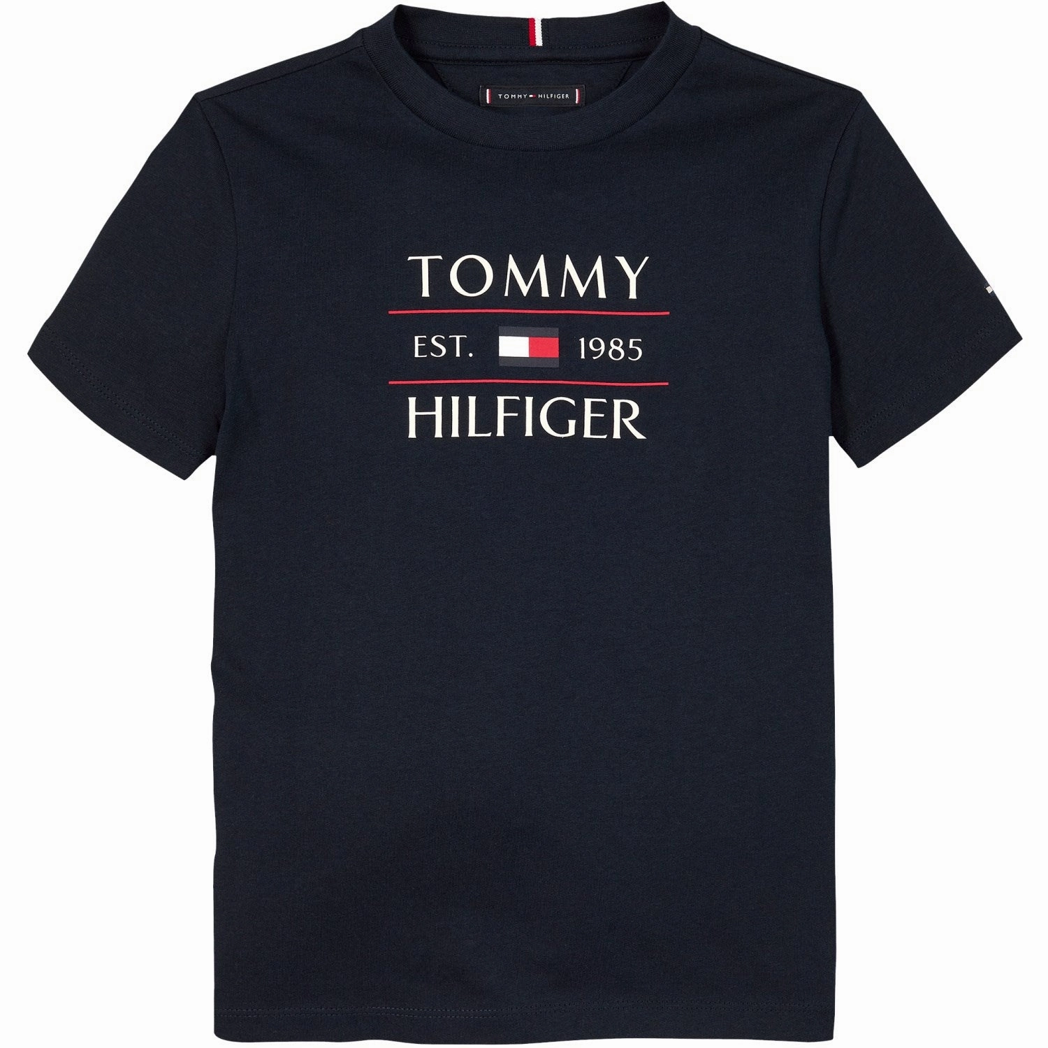 Tommy Hilfiger Dark Night Navy Flag Reg T-Shirt winter warmth