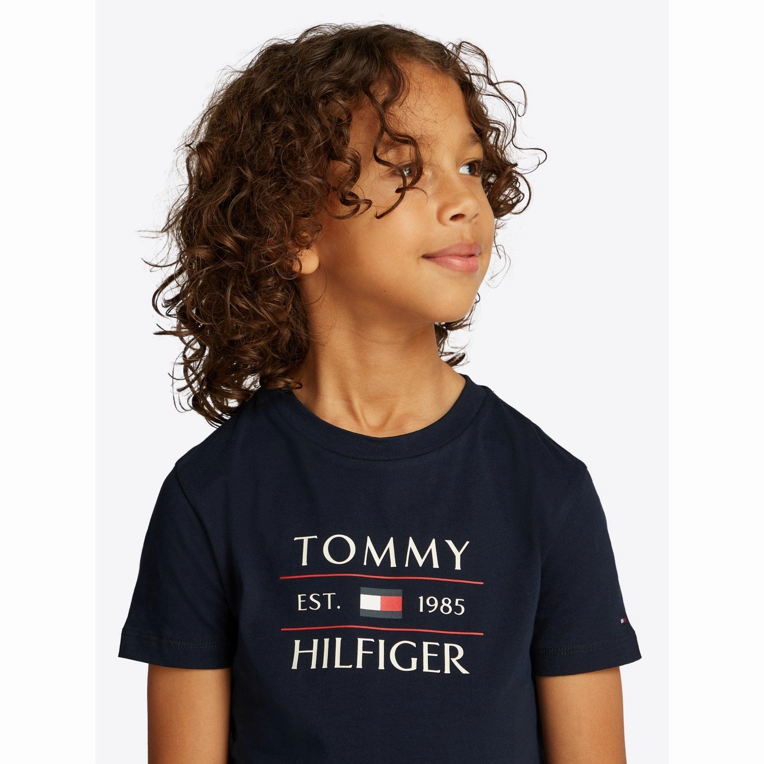 Classic Outfit Tommy Hilfiger Dark Night Navy Flag Reg T-Shirt